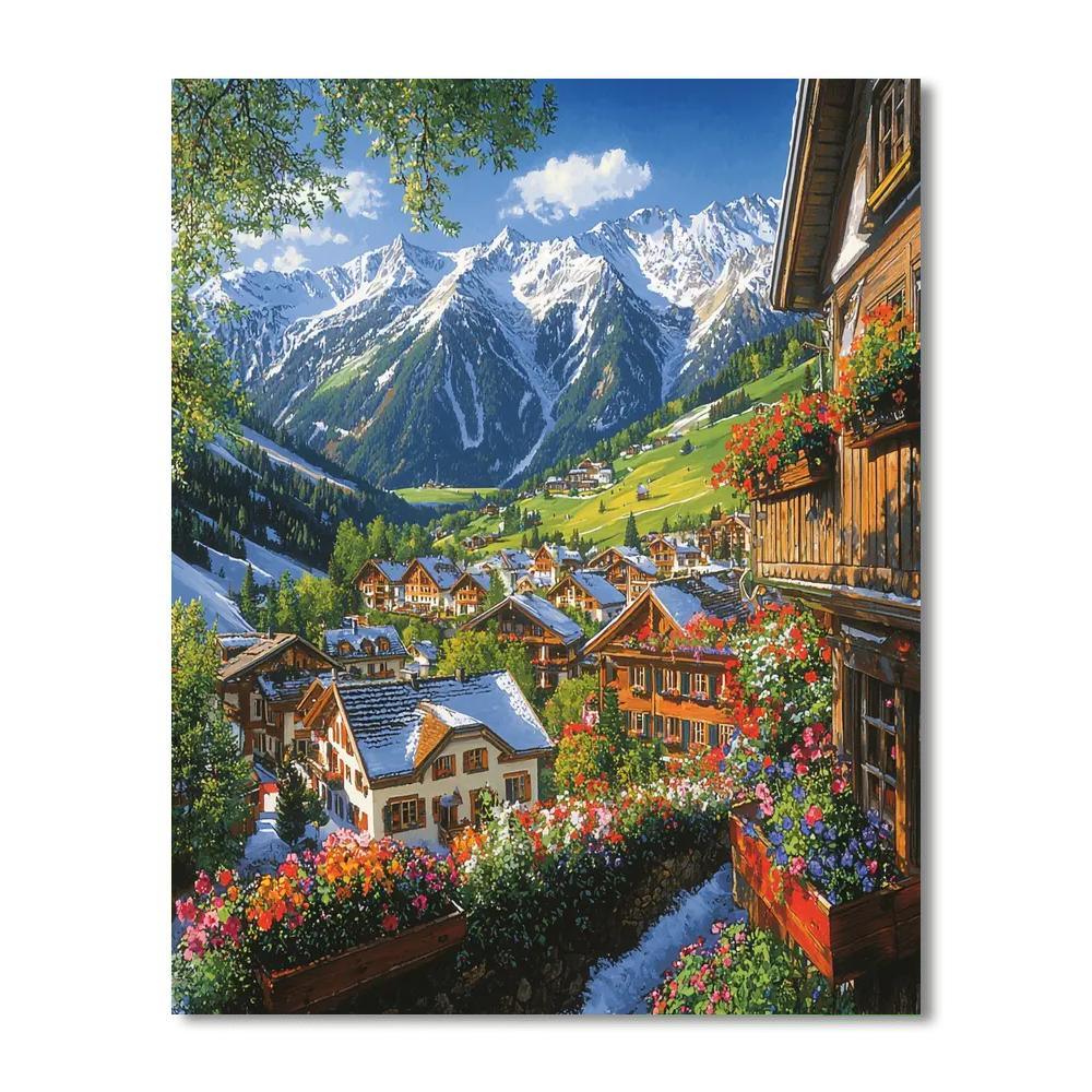 Kitzbühel - Austria Numbered Painting Kits