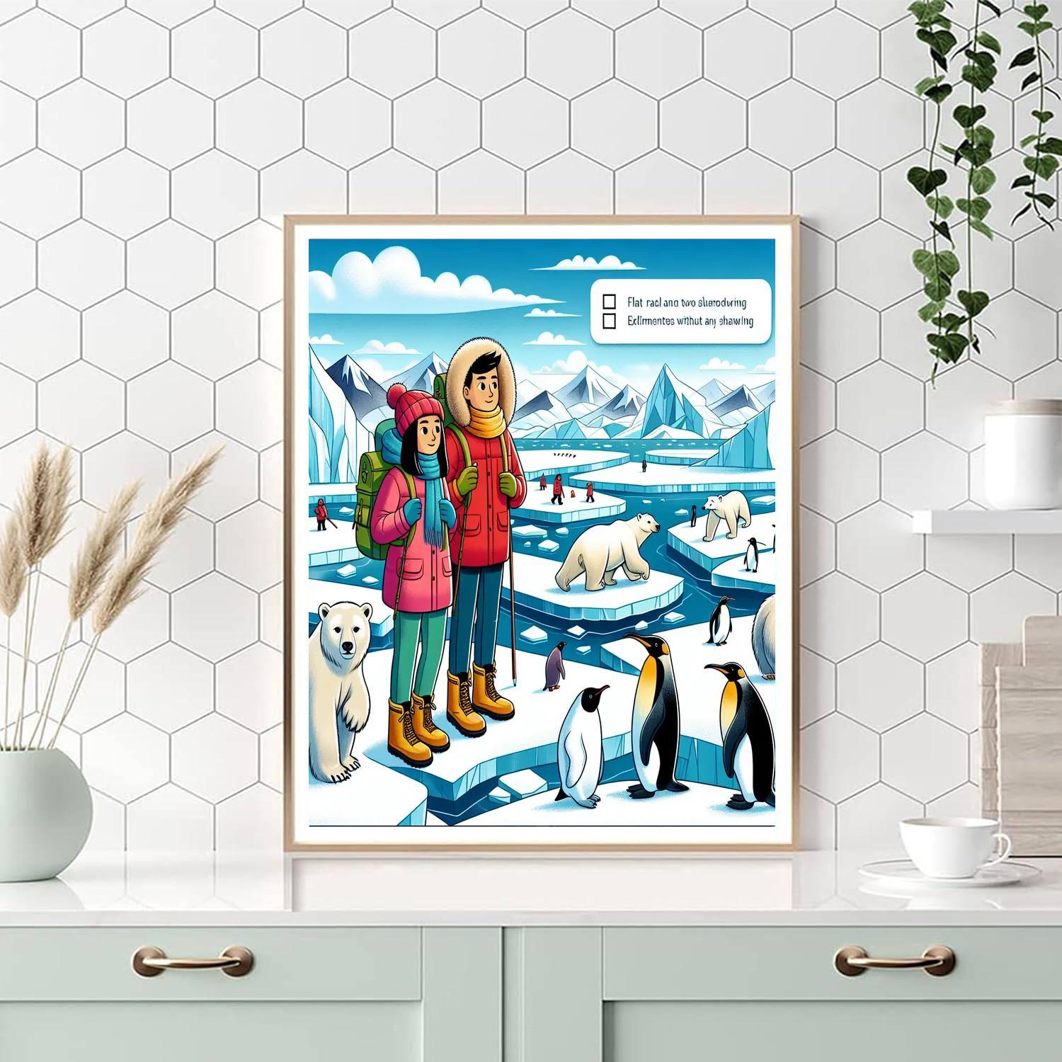 Arctic Wonders Expedition Painting Number Kit