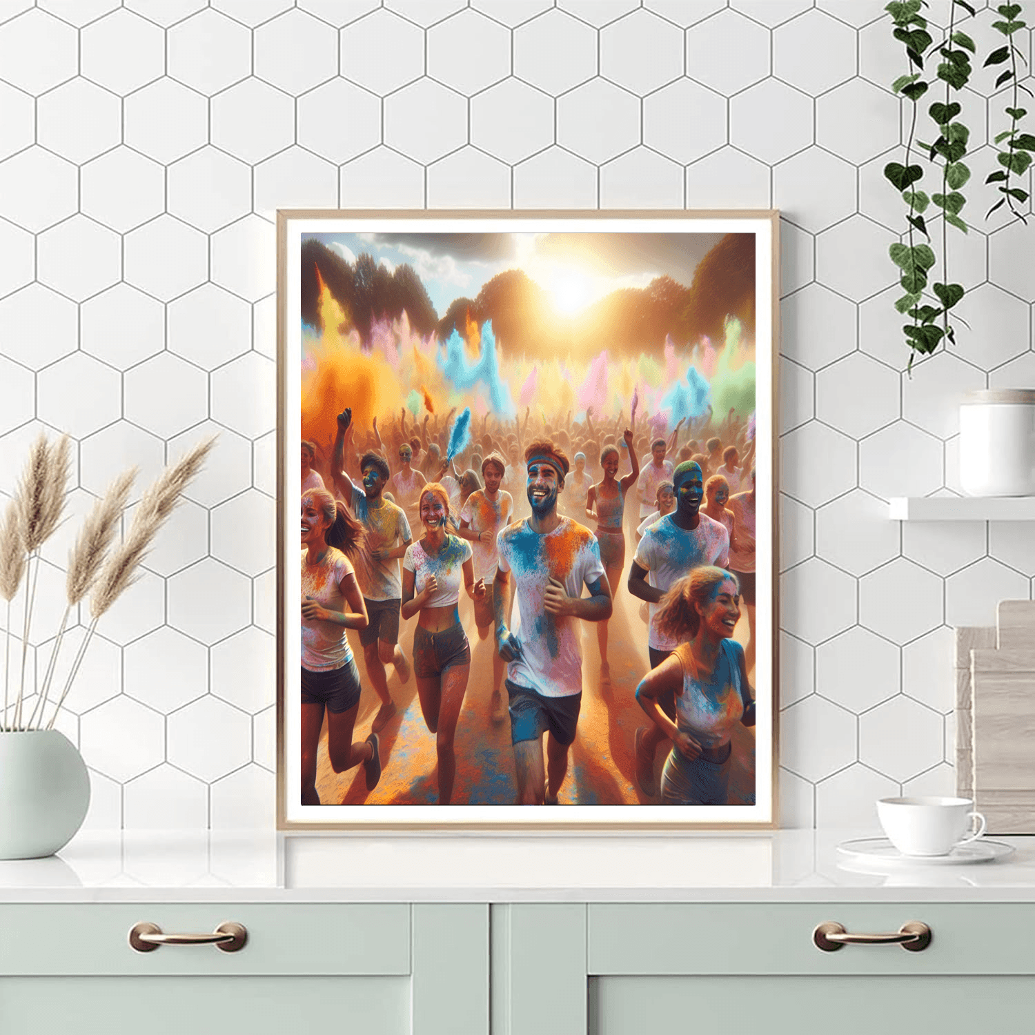 The Color Run Numbered Painting Kits