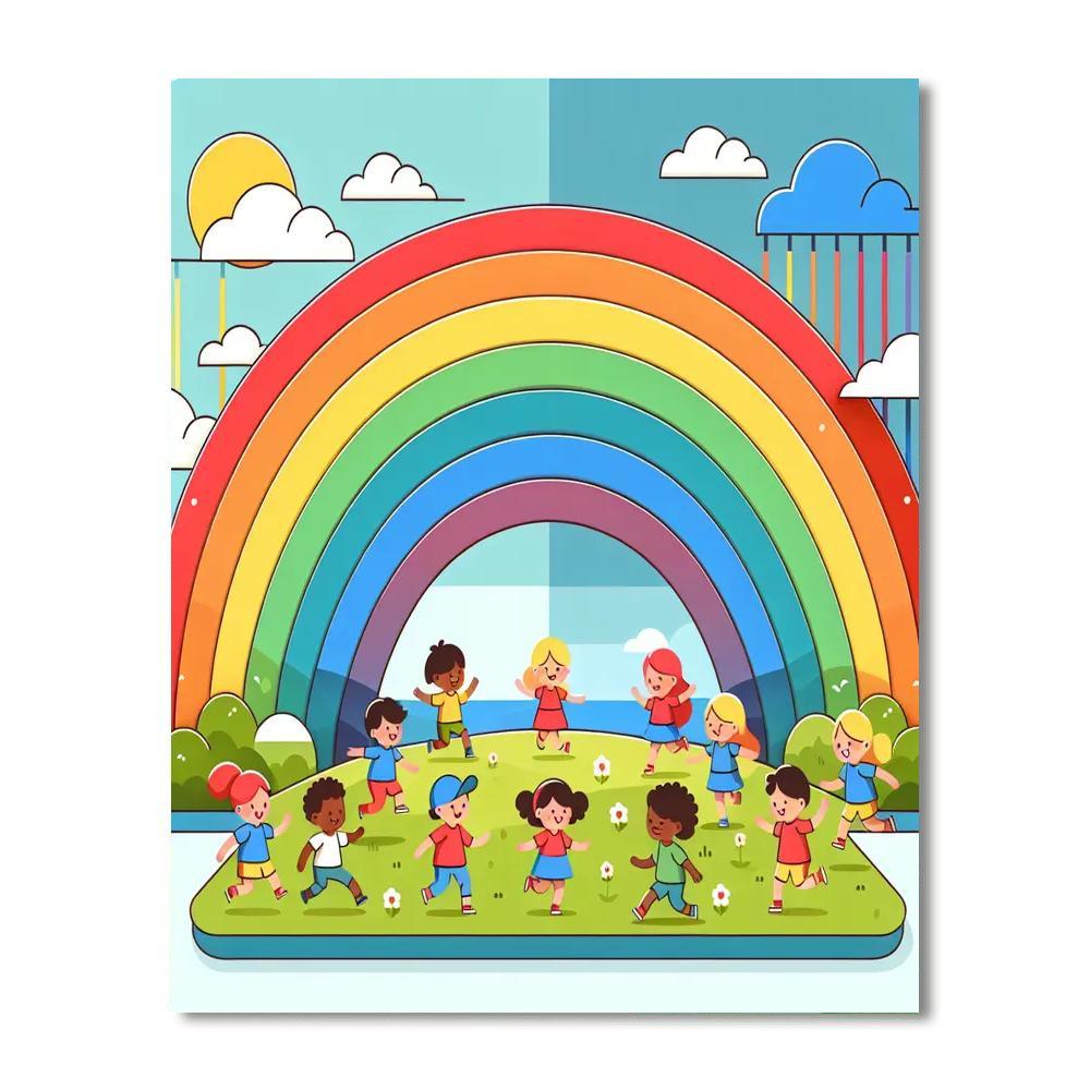 Radiant Rainbow Discovery Paint By Number
