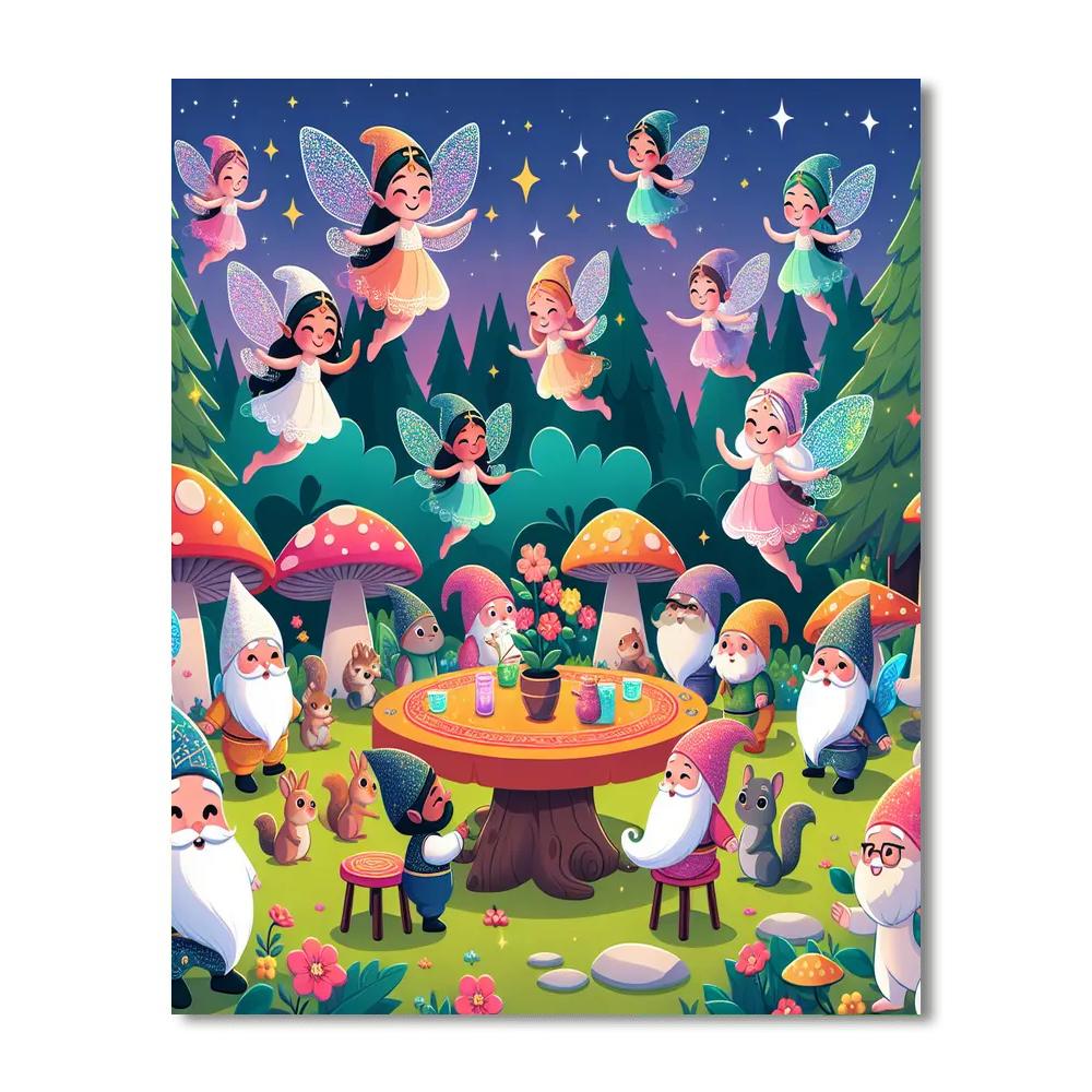 Fanciful Fairyland Fiesta Paint By Numbers