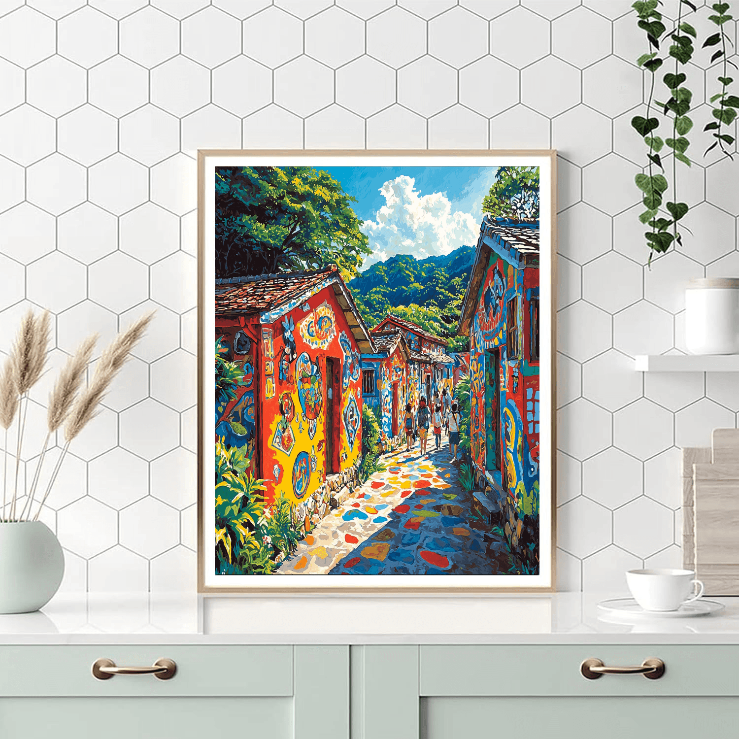 Rainbow Village - Taichung Paint By Numbers