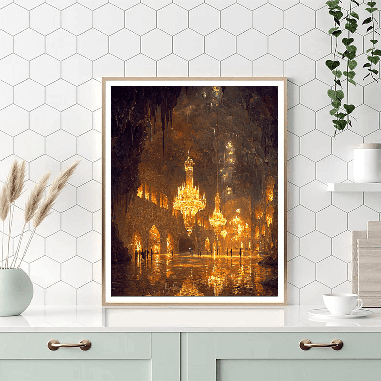 Wieliczka Salt Mine Paint By Color