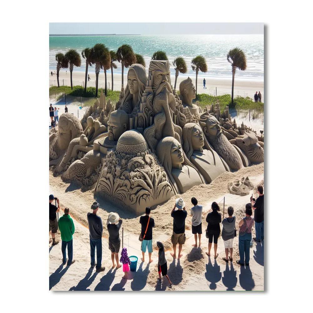 Sandfest - Texas DIY Paint By Numbers