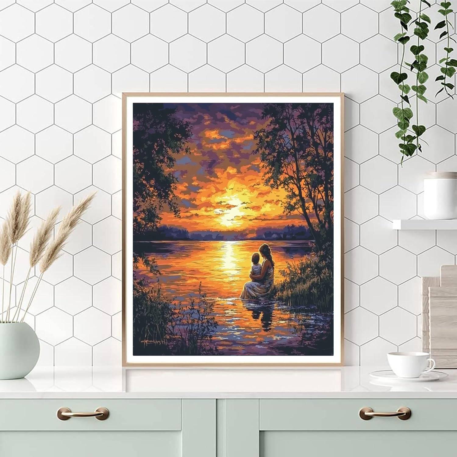 Evening Hues Of Love Paint By Numbers