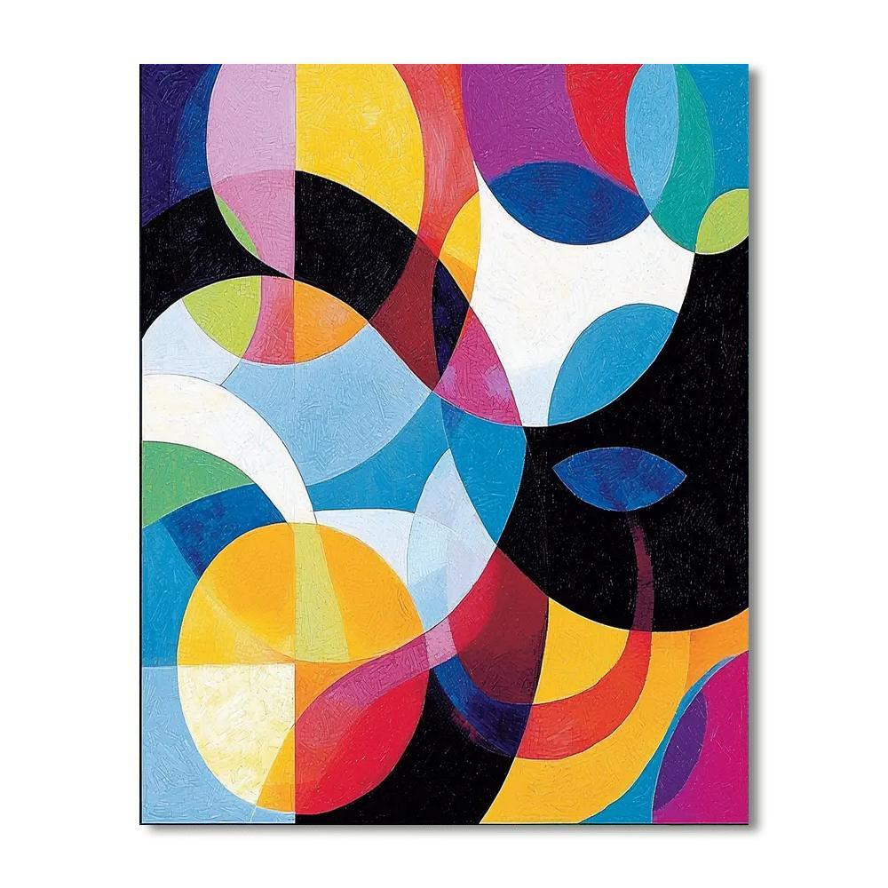 Joan Miro Inspired Colorful Illusions  Paint By Number