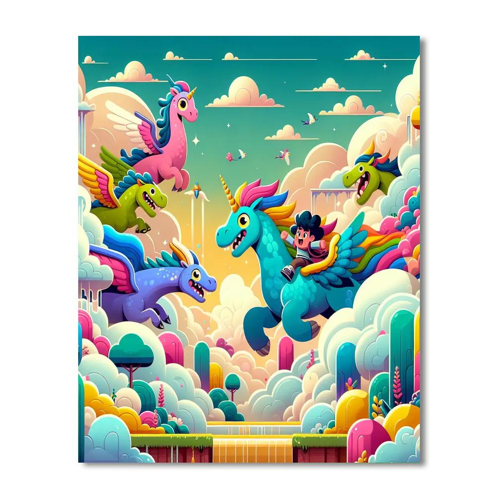 Cloud Kingdom Adventure DIY Paint By Numbers