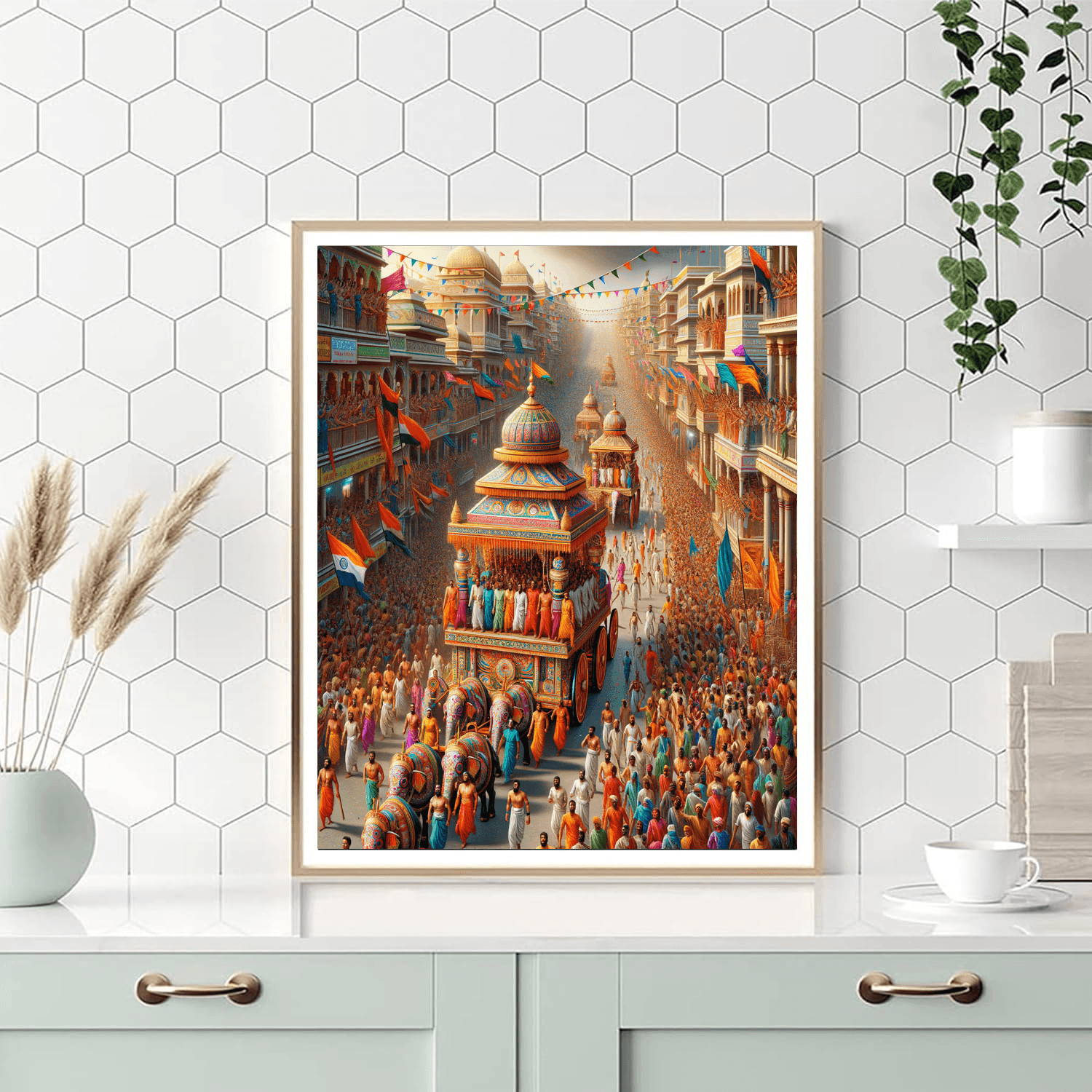 Rath Yatra - Puri, India Painting By Numbers Kit