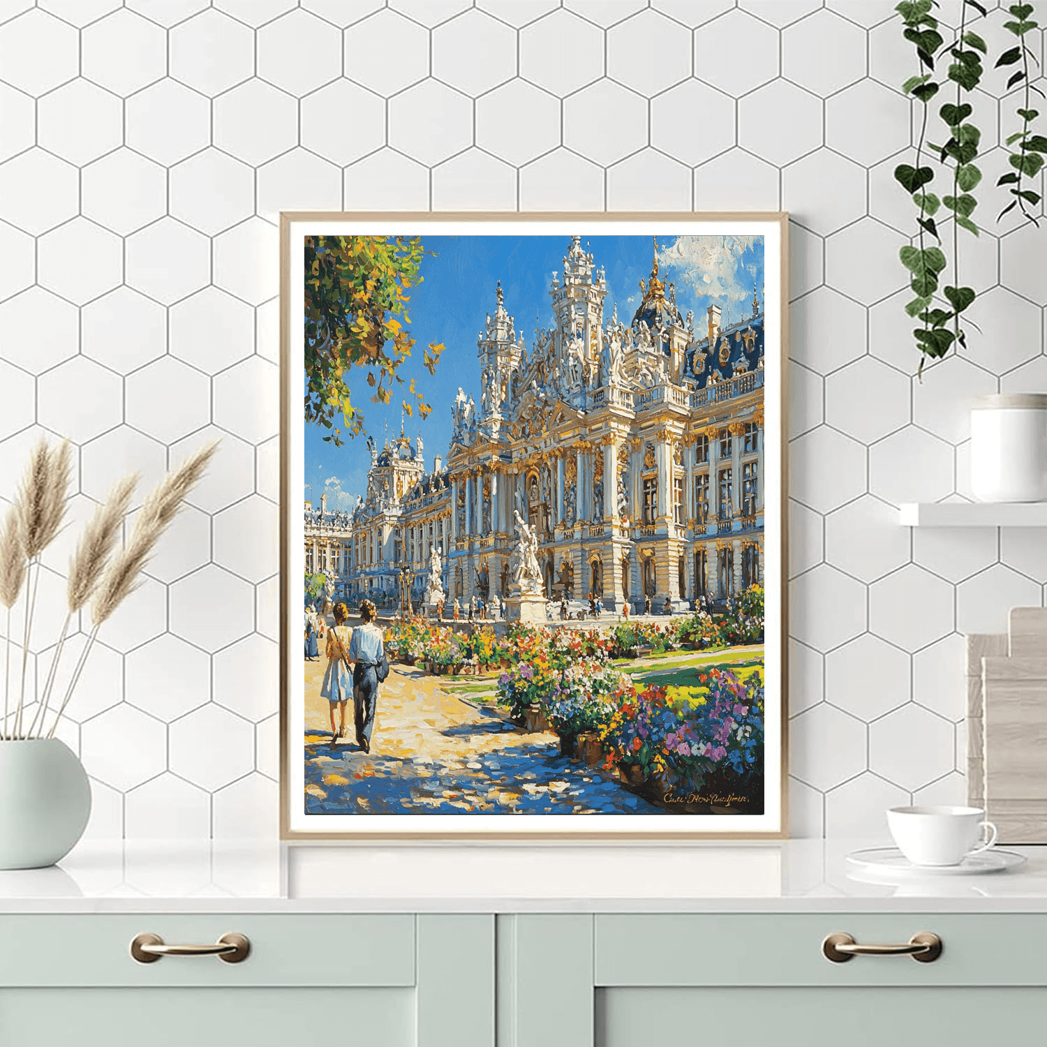 The Royal Palace Of Brussels Painting By Numbers Kit