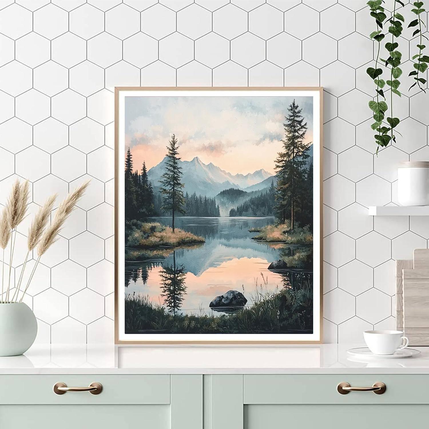 Michelangelo Inspired Silent Splendor  Paint By Color