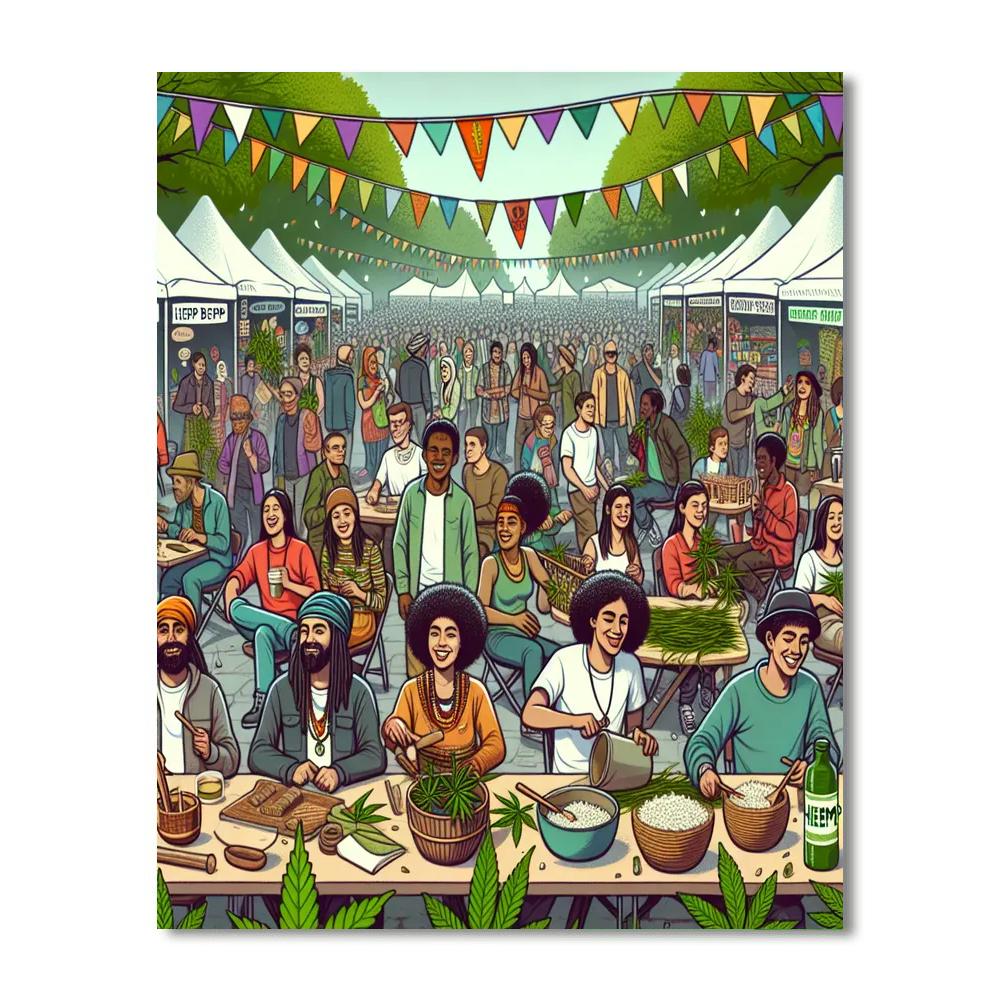 Hemp Festival Paint By Number