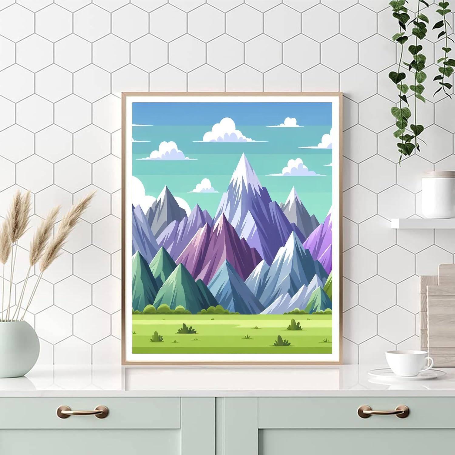 Mystic Mountain Journey DIY Paint By Numbers