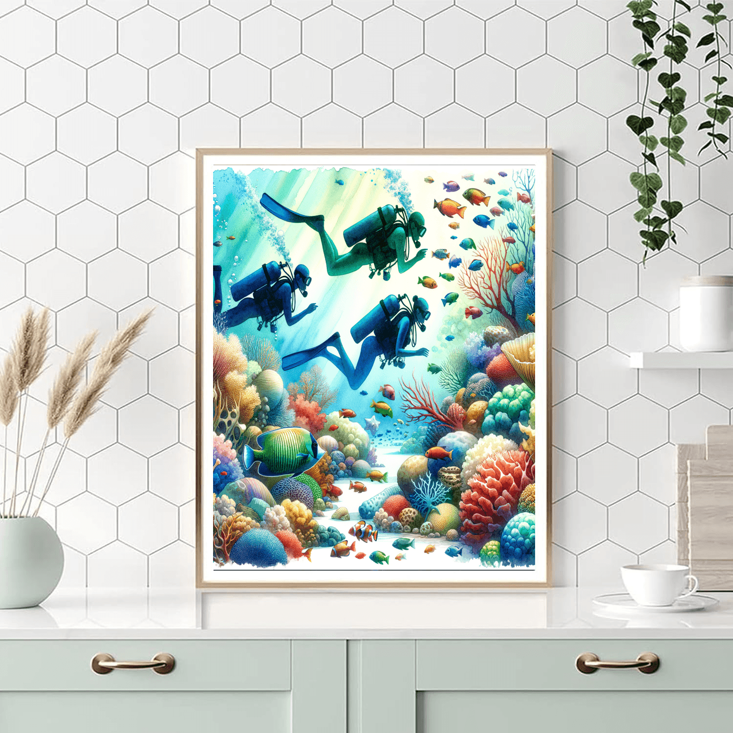 Ocean Treasure Hunt Paint By Color