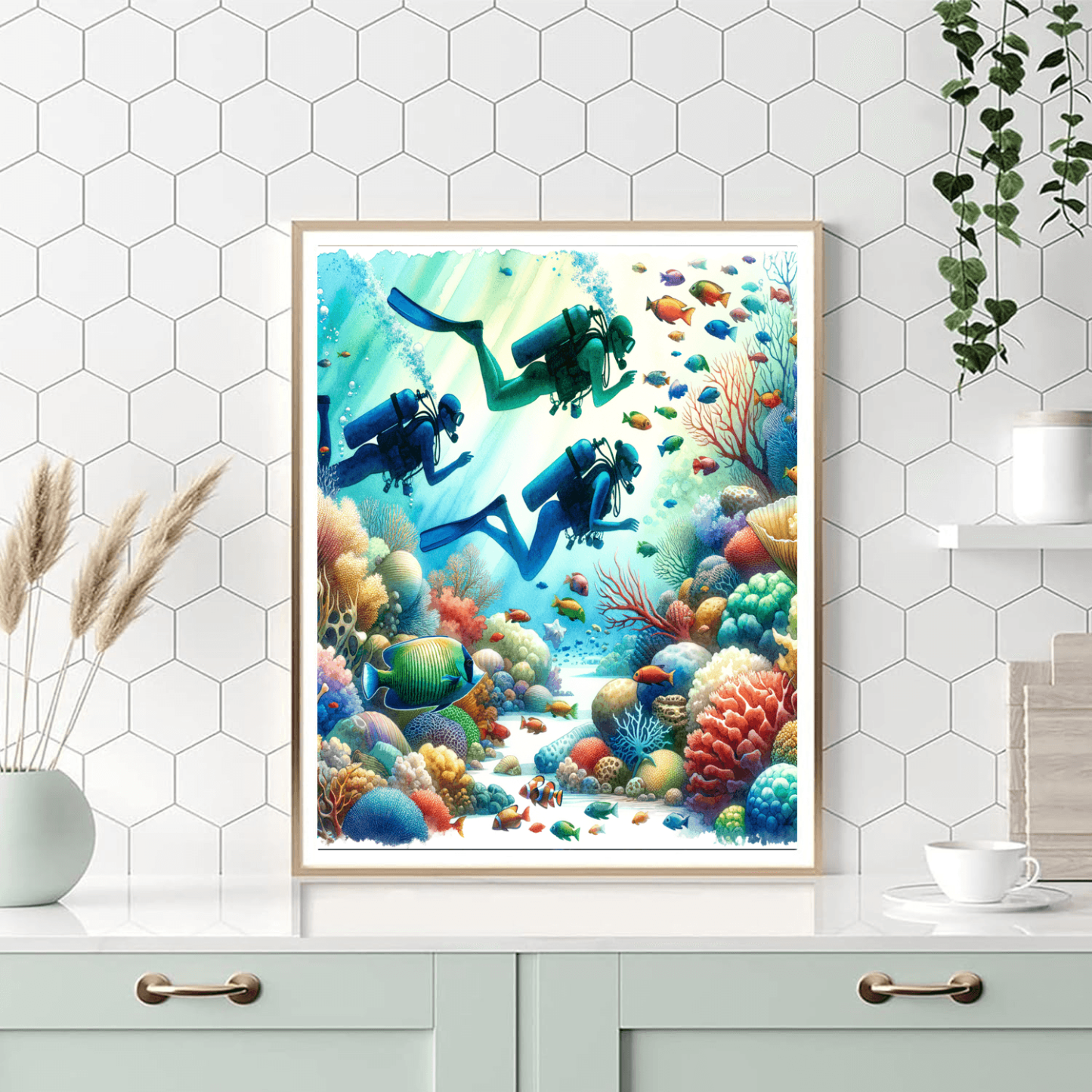 Ocean Treasure Hunt Paint By Color