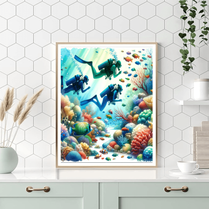 Ocean Treasure Hunt Paint By Color
