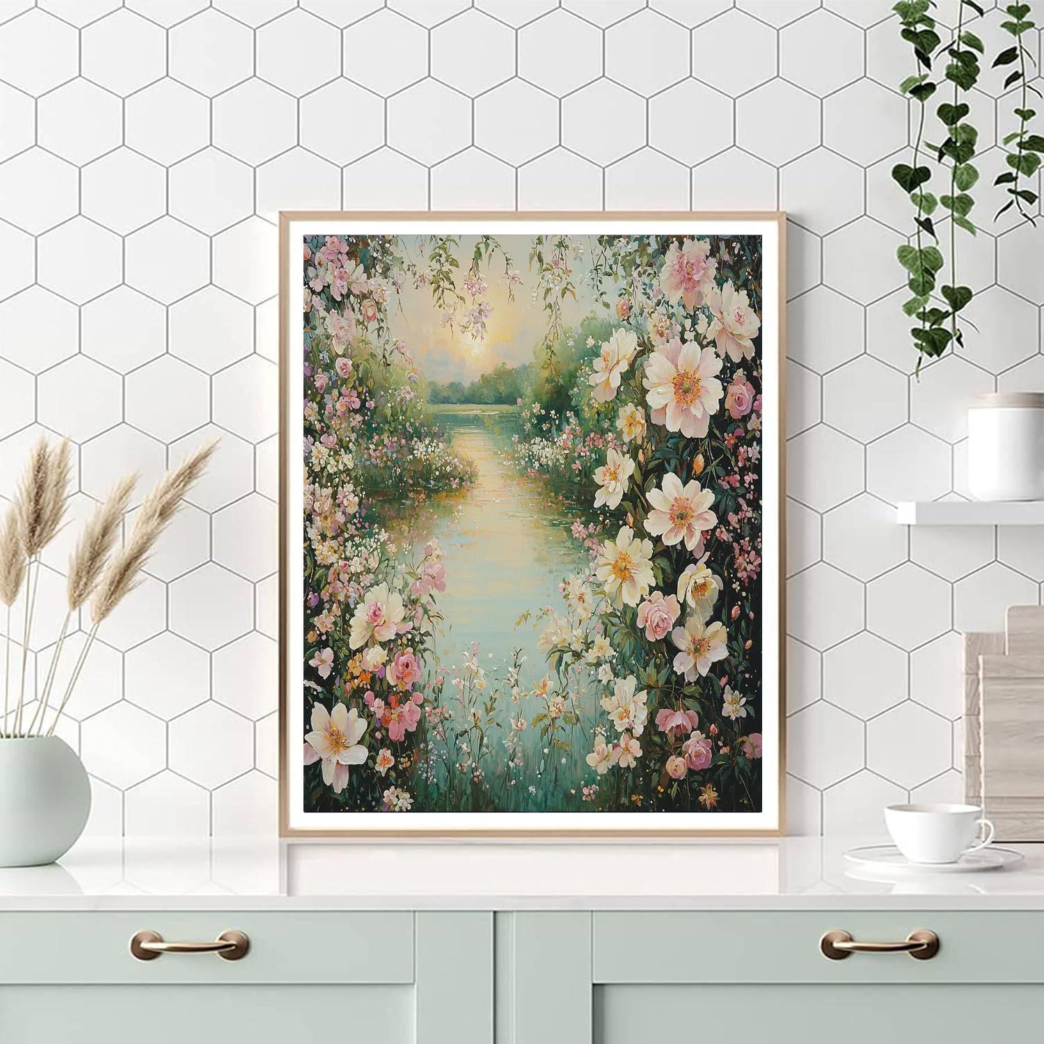 Sandro Botticelli Inspired Renaissance Garden Reverie  Painting By Numbers Kit