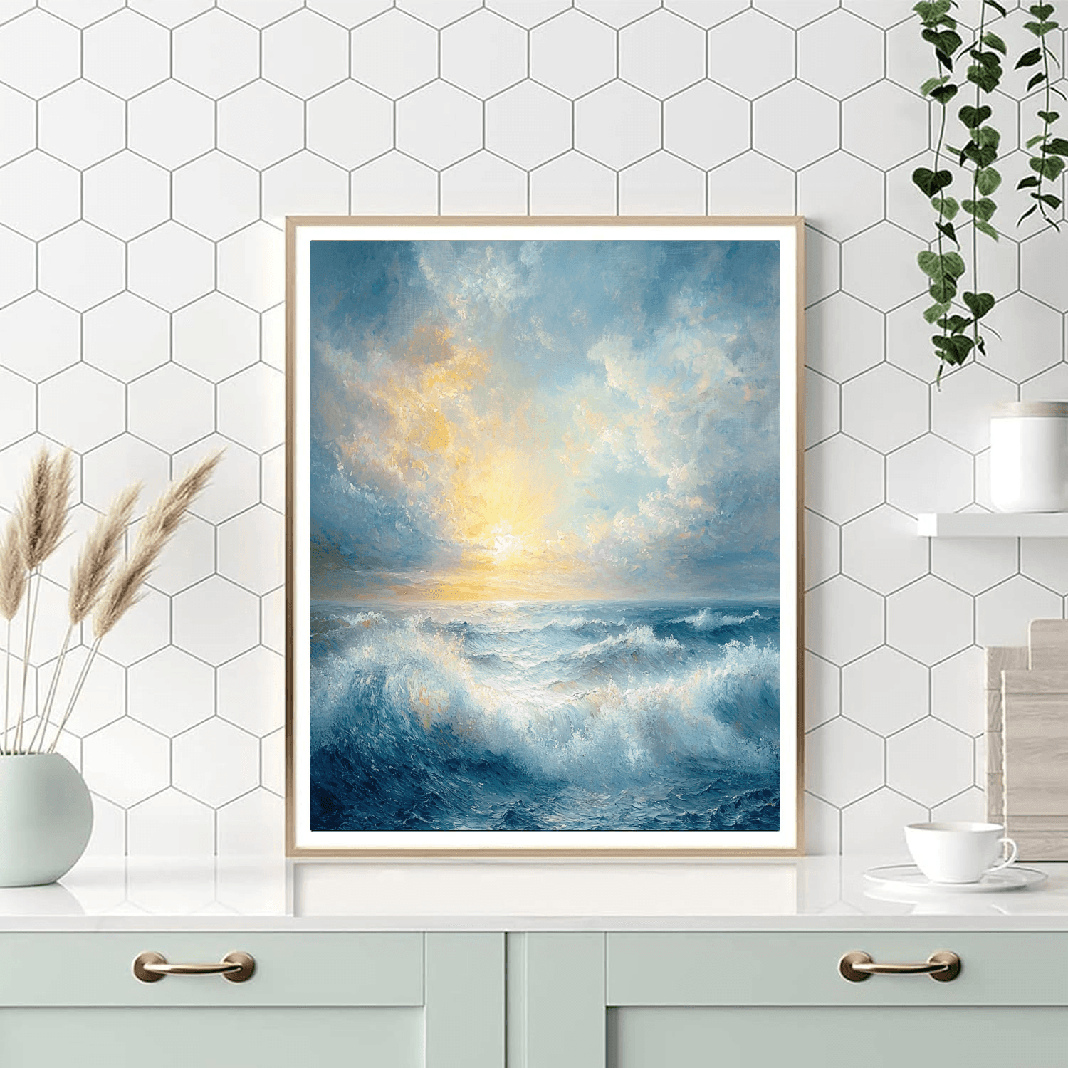 J.M.W. Turner Inspired Mystic Seascape  Paint By Numbers
