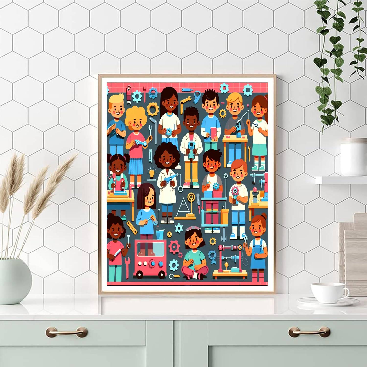 Epic Engineer's Emporium Number Painting