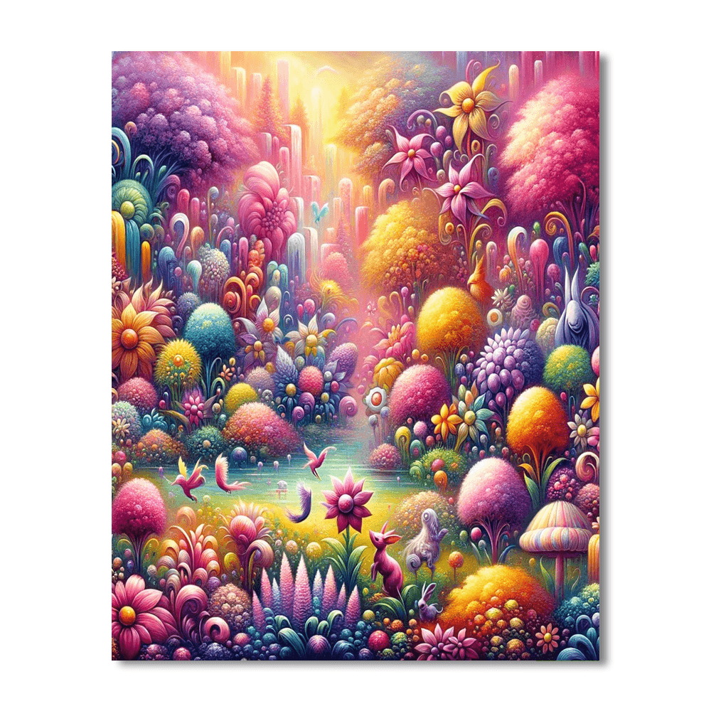 Fantasy Garden Escape Paint By Numbers Kits