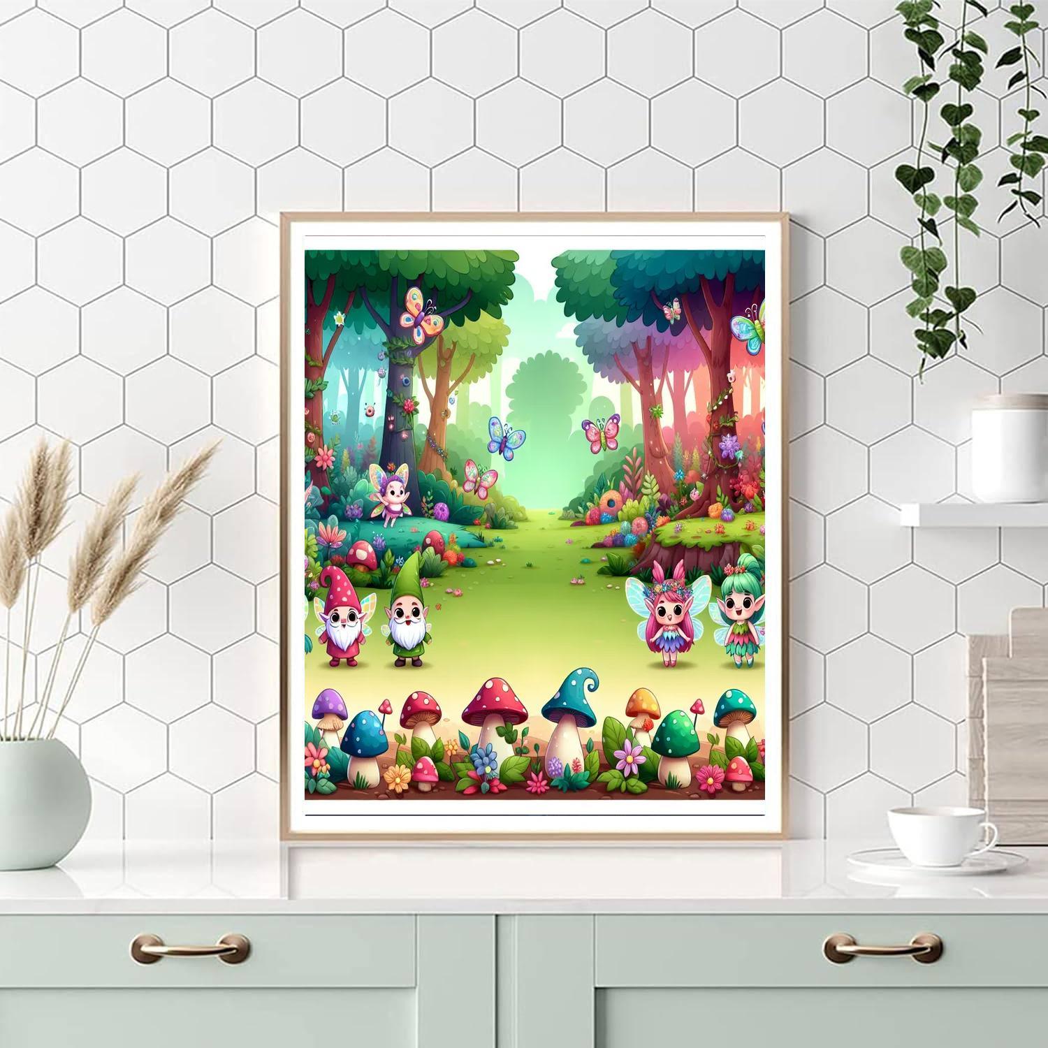Mystic Forest Fantasy Painting By Numbers Kit