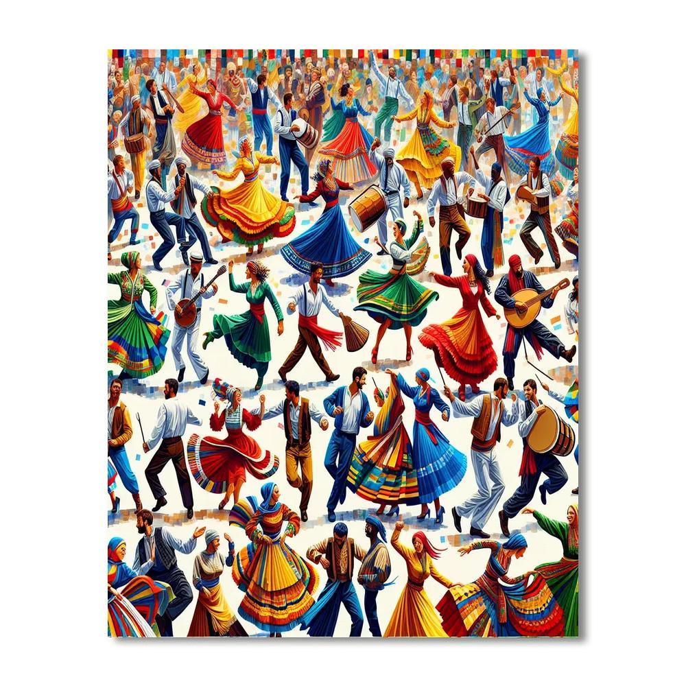 Radiant Cultural Celebration Numbered Painting Kits