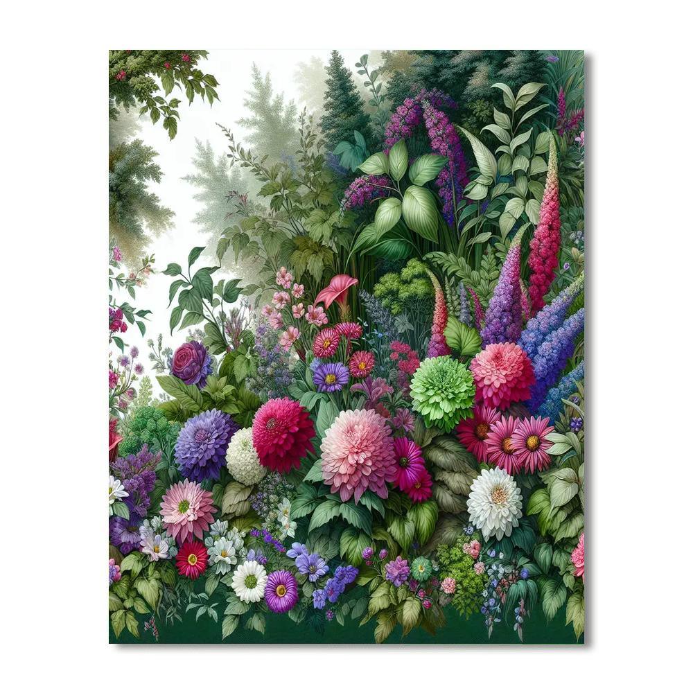 Tiana's Garden Number Painting