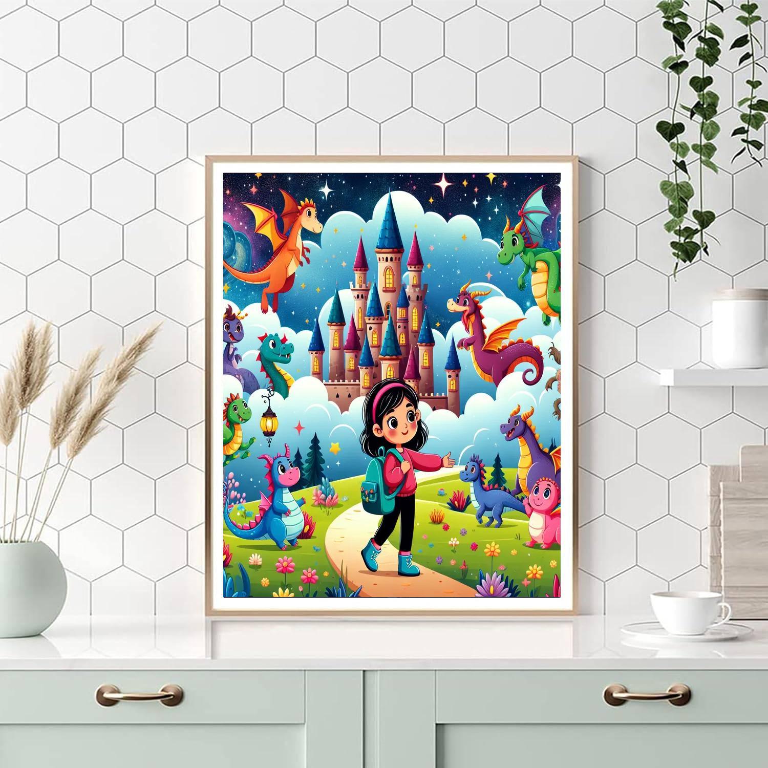 Fairy Tale Fantasy Land Paint By Numbers Kits