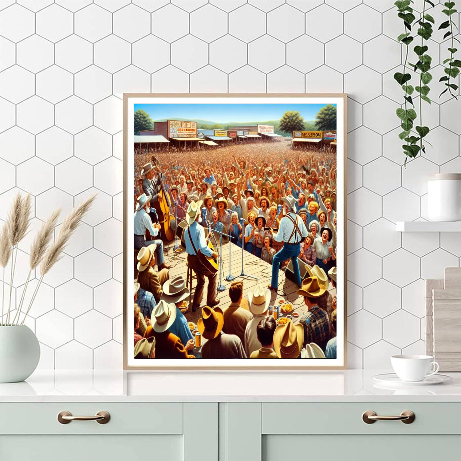 Bayou Country Superfest - Usa Number Painting