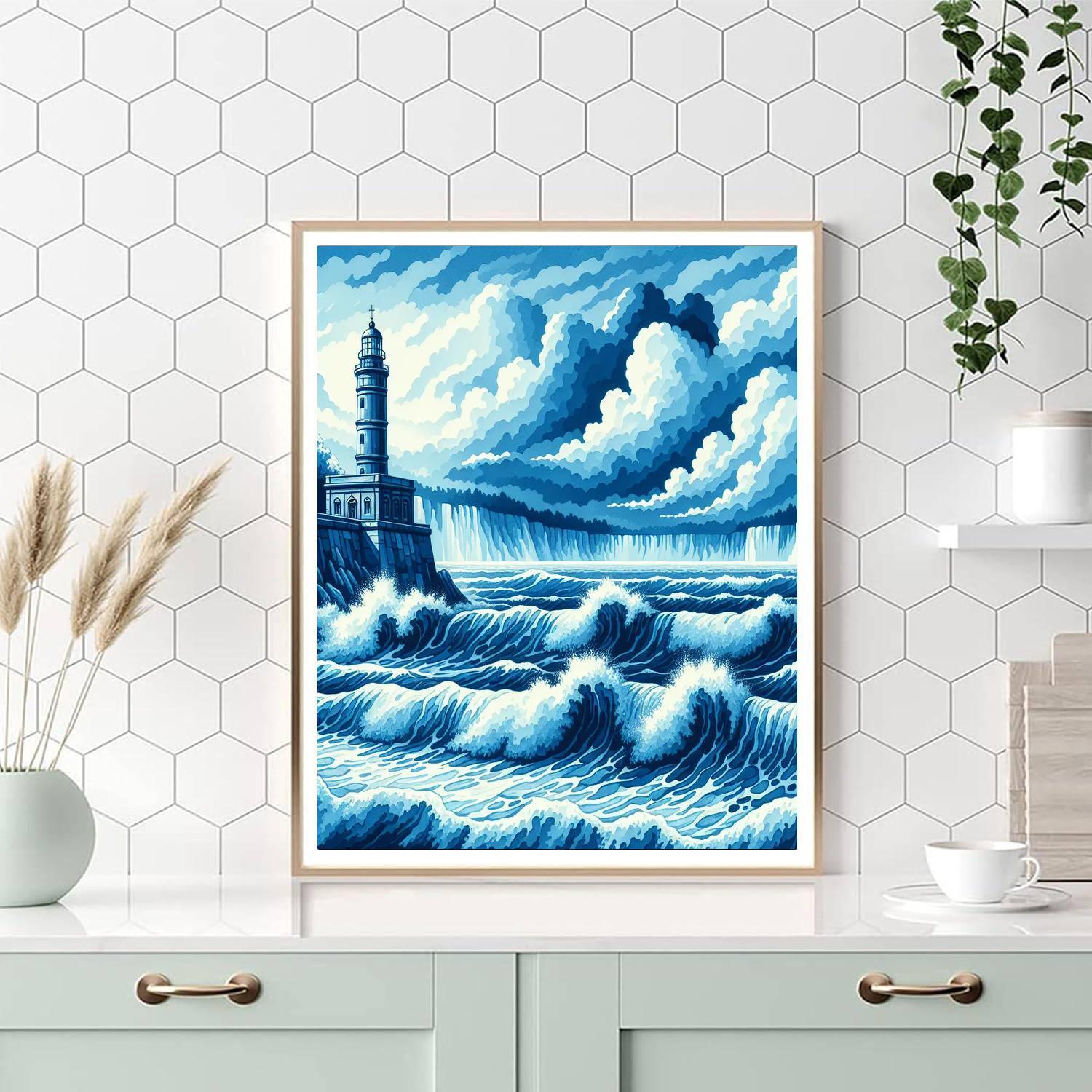 Lighthouse's Beacon Of Hope Paint By Number