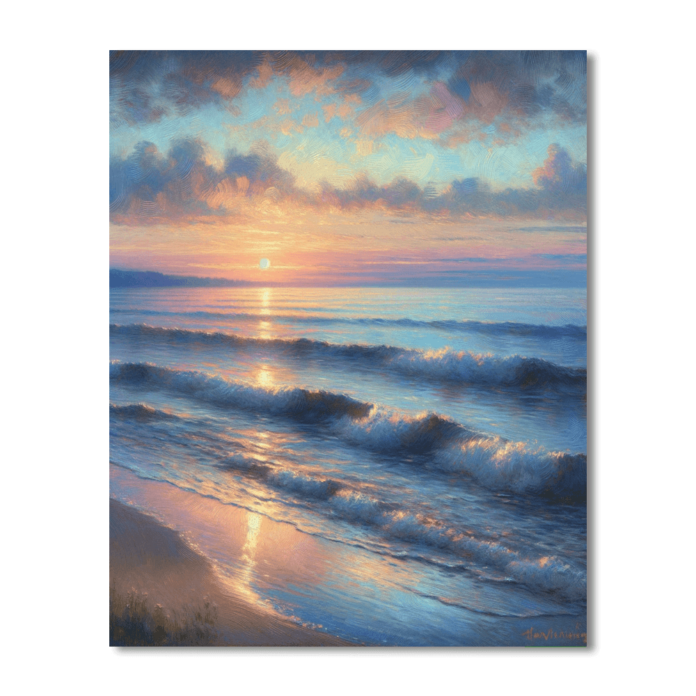 Sea Breeze Scene Paint By Numbers Art