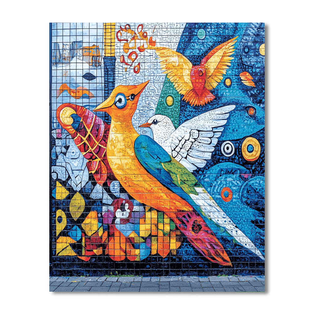 Reykjavik Street Art - Iceland Painting By Numbers Kit