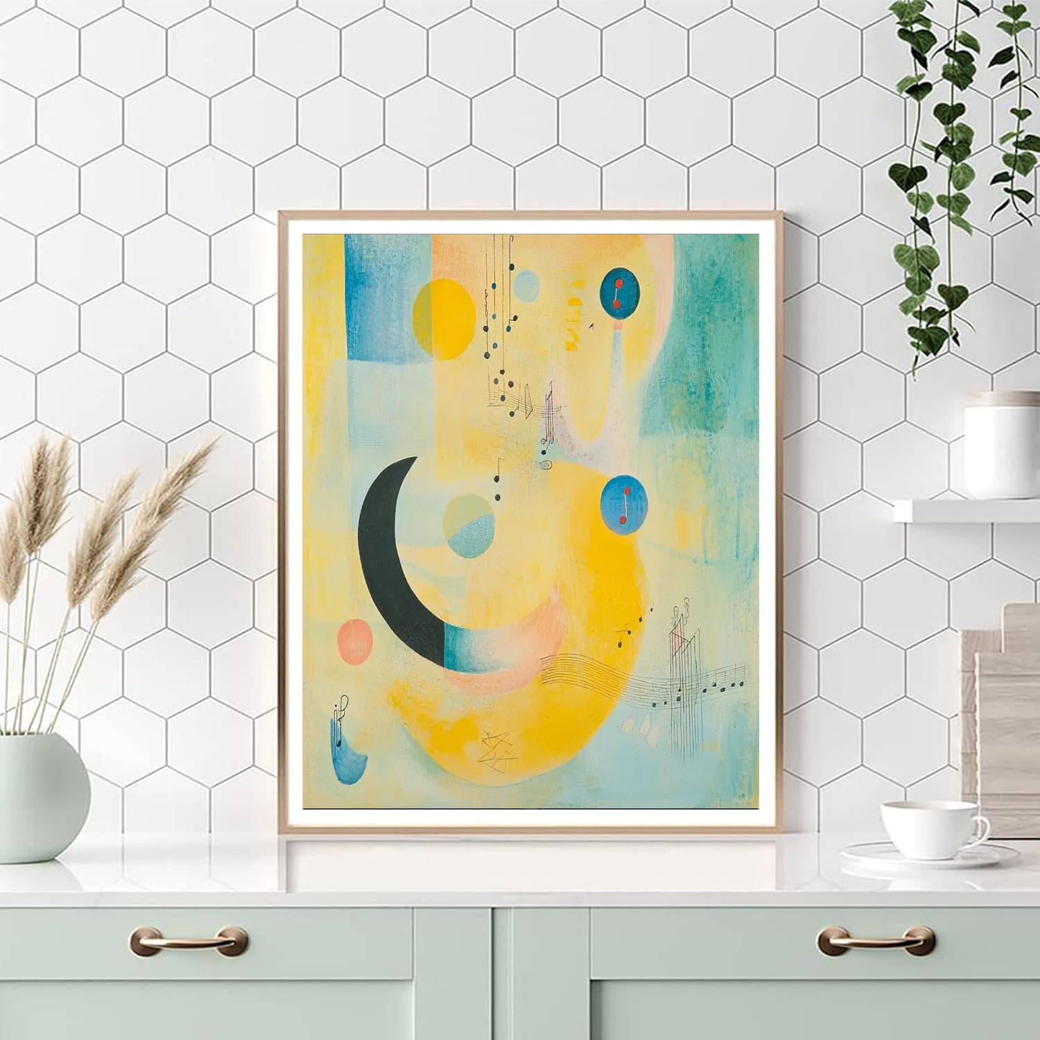 Paul Klee Inspired Melody Of Abstraction  Paint By Number