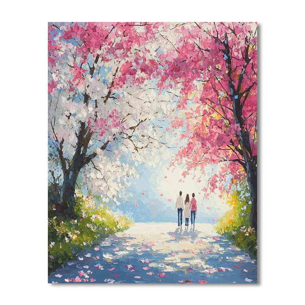Pathway Of Petals Number Painting