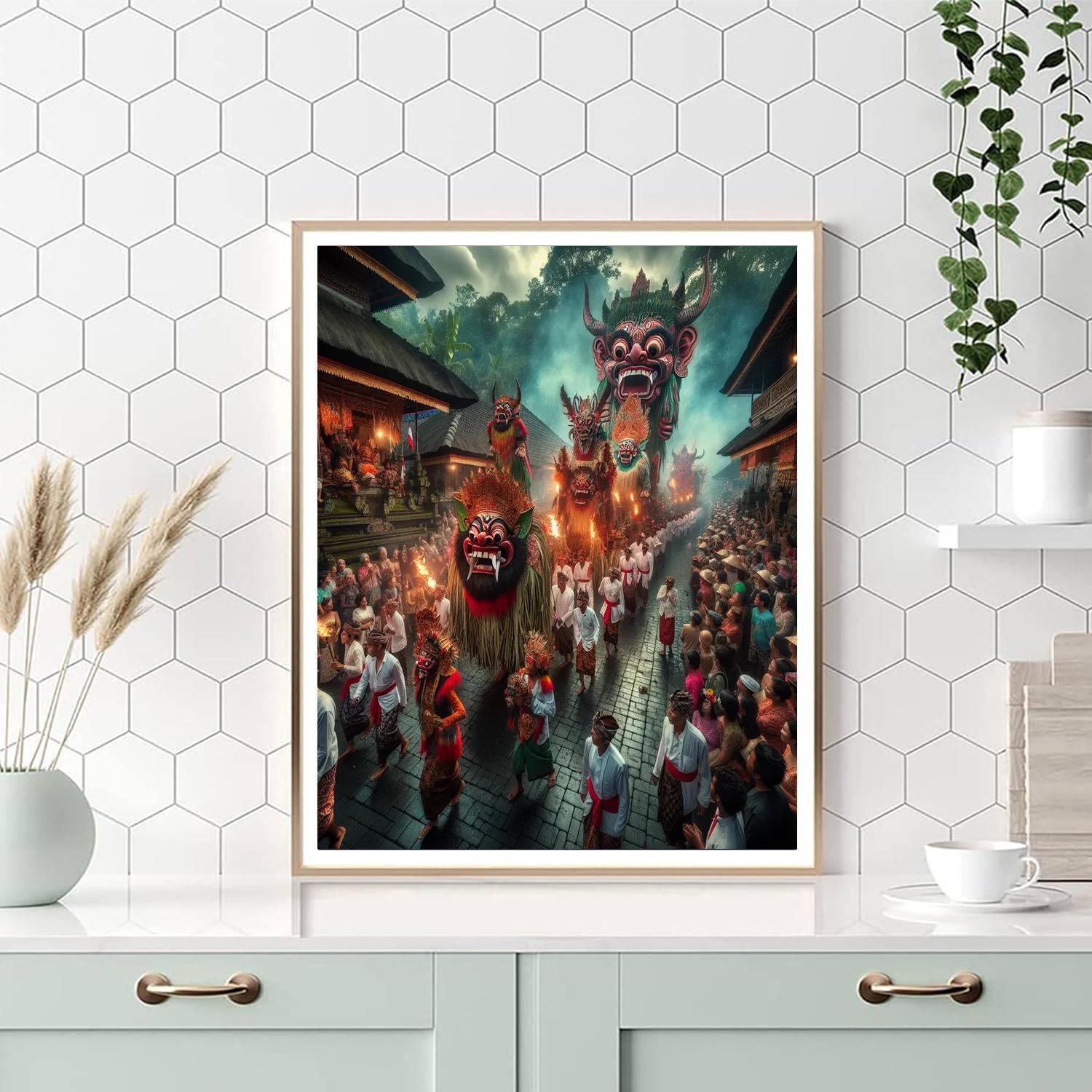 Balinese Day Of Silence Paint By Numbers