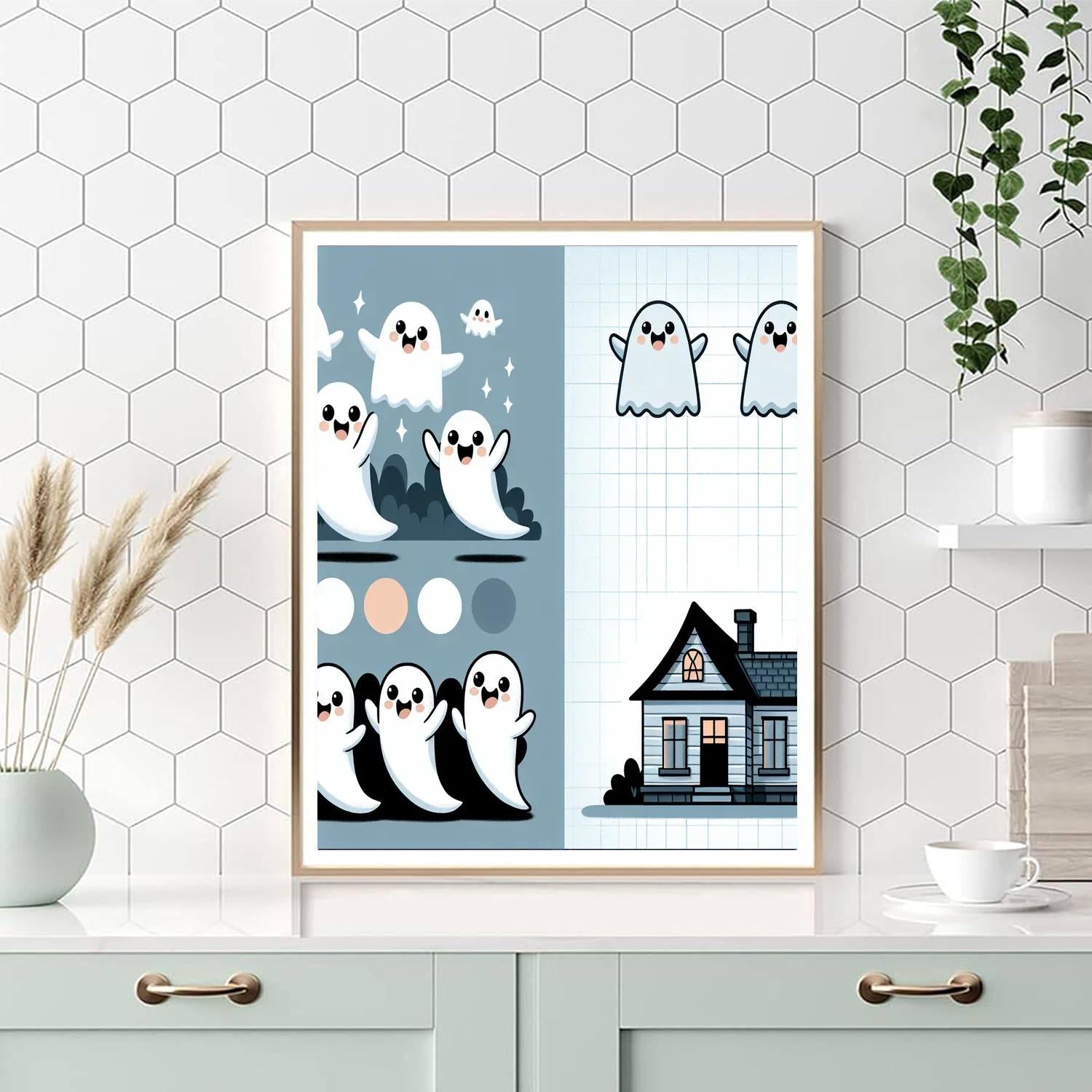 Giggling Ghostly Fun Painting By Numbers Kit