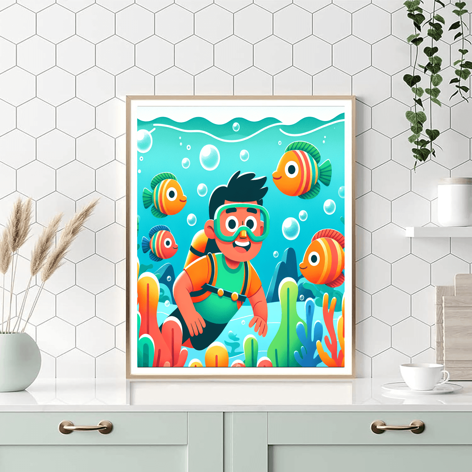 Undersea Exploration Quest DIY Paint By Numbers