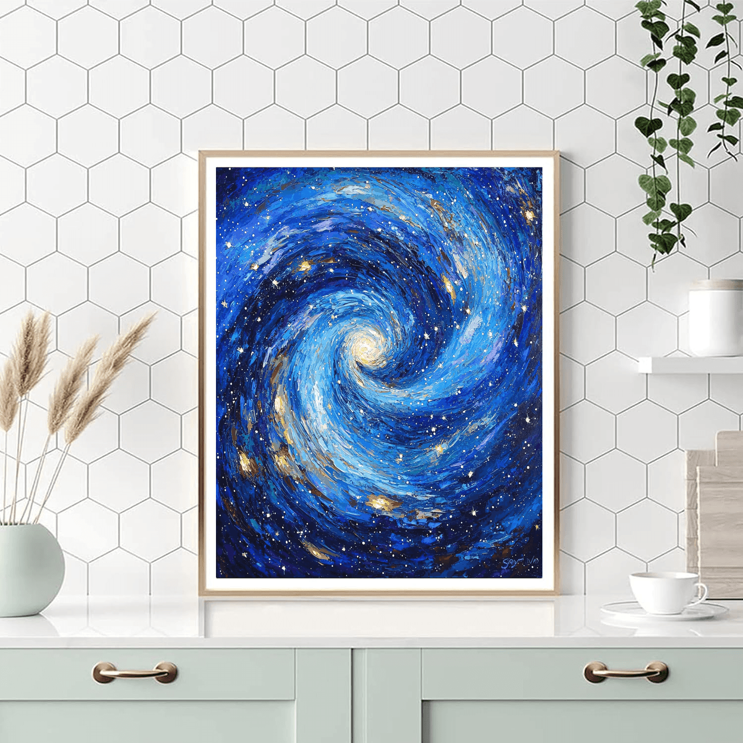 Vincent Van Gogh Inspired Galactic Whirls  Paint By Numbers