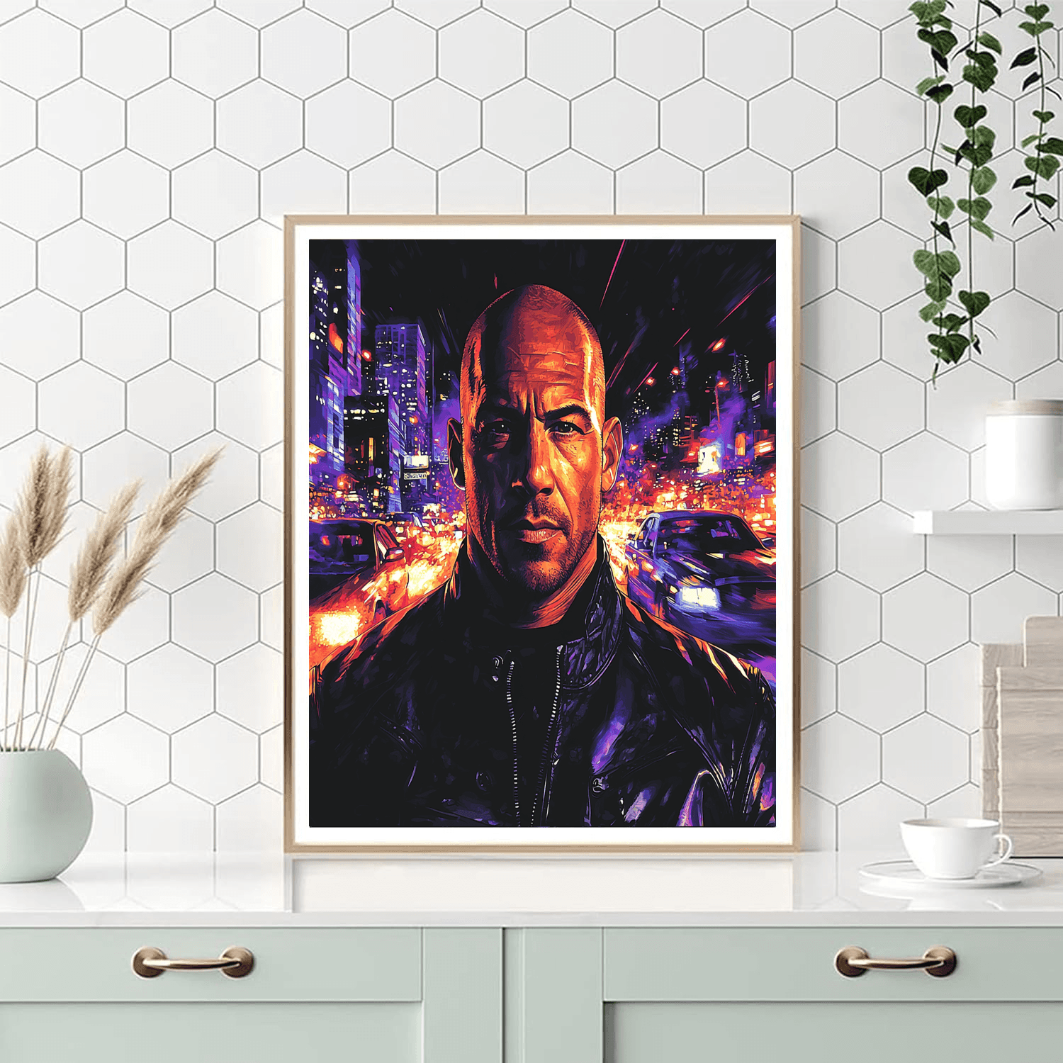 Vin Diesel: The Heart Of Family In Fast & Furious Painting Number Kit