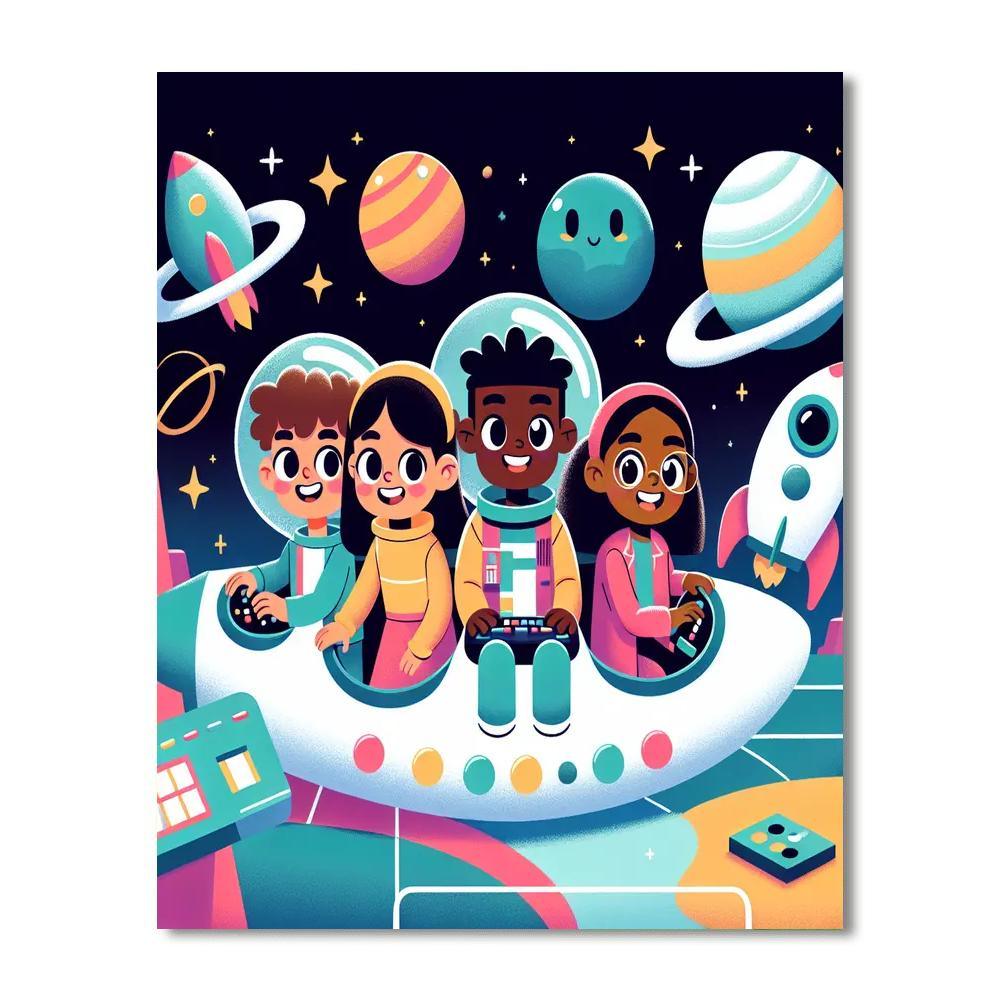 Intergalactic Adventure Paint By Number
