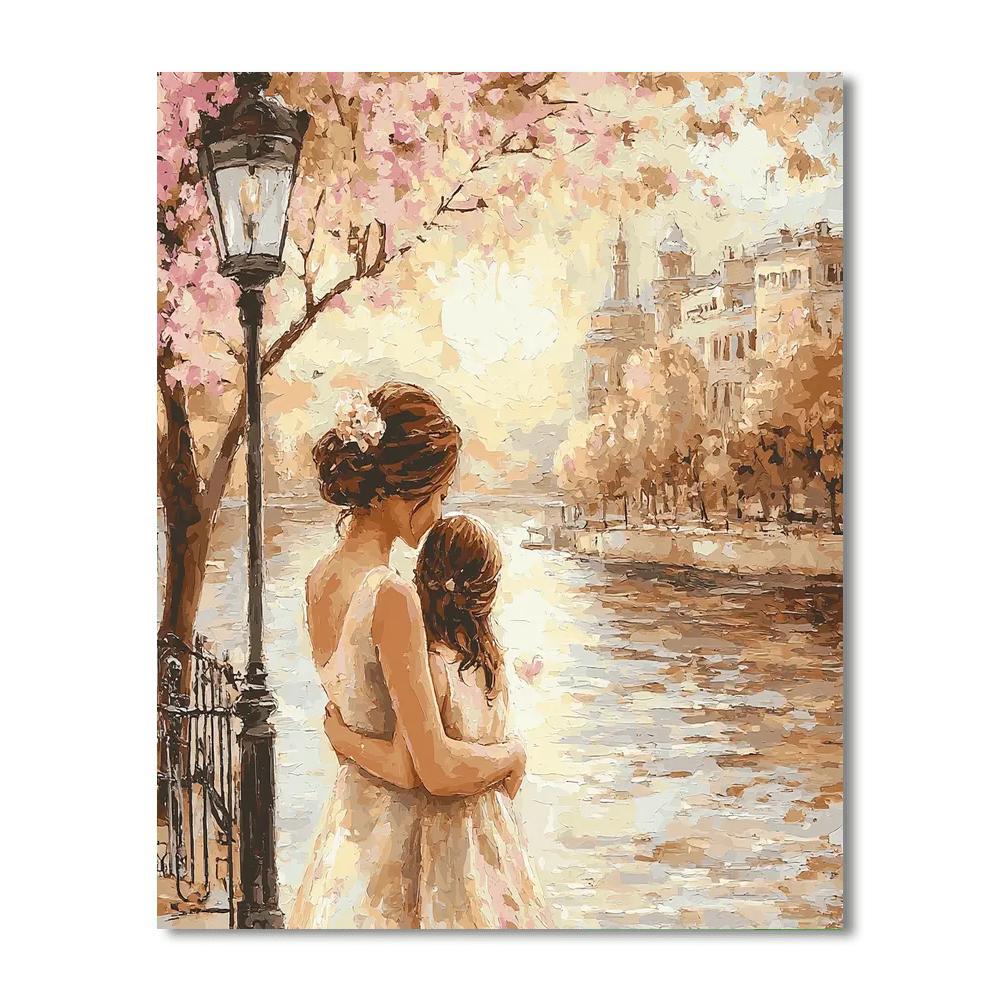 Mom's Sweet Embrace Painting Number Kit