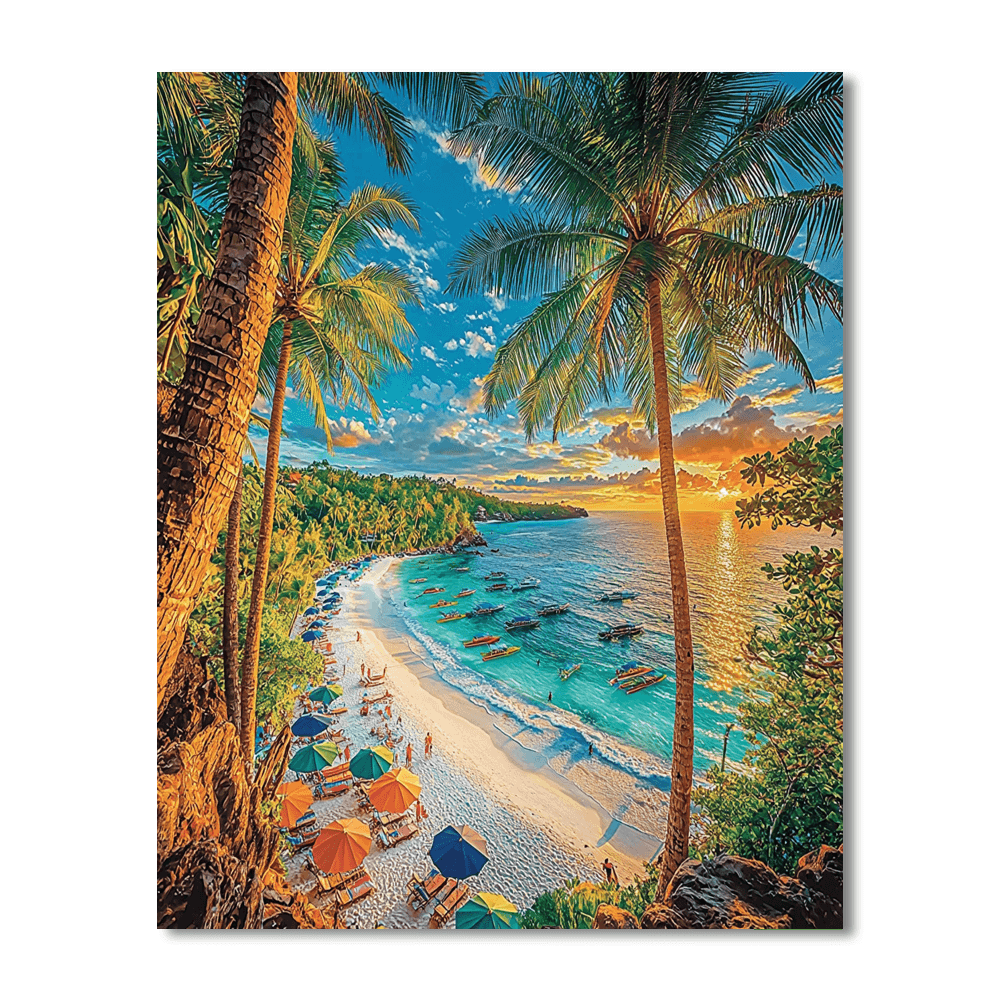 Boracay Island Paint By Numbers Kits
