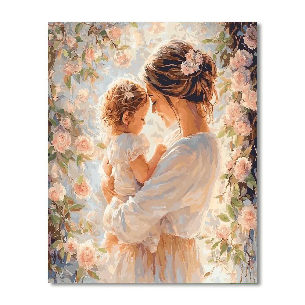 A Mother's Loving Embrace Numbered Painting Kits