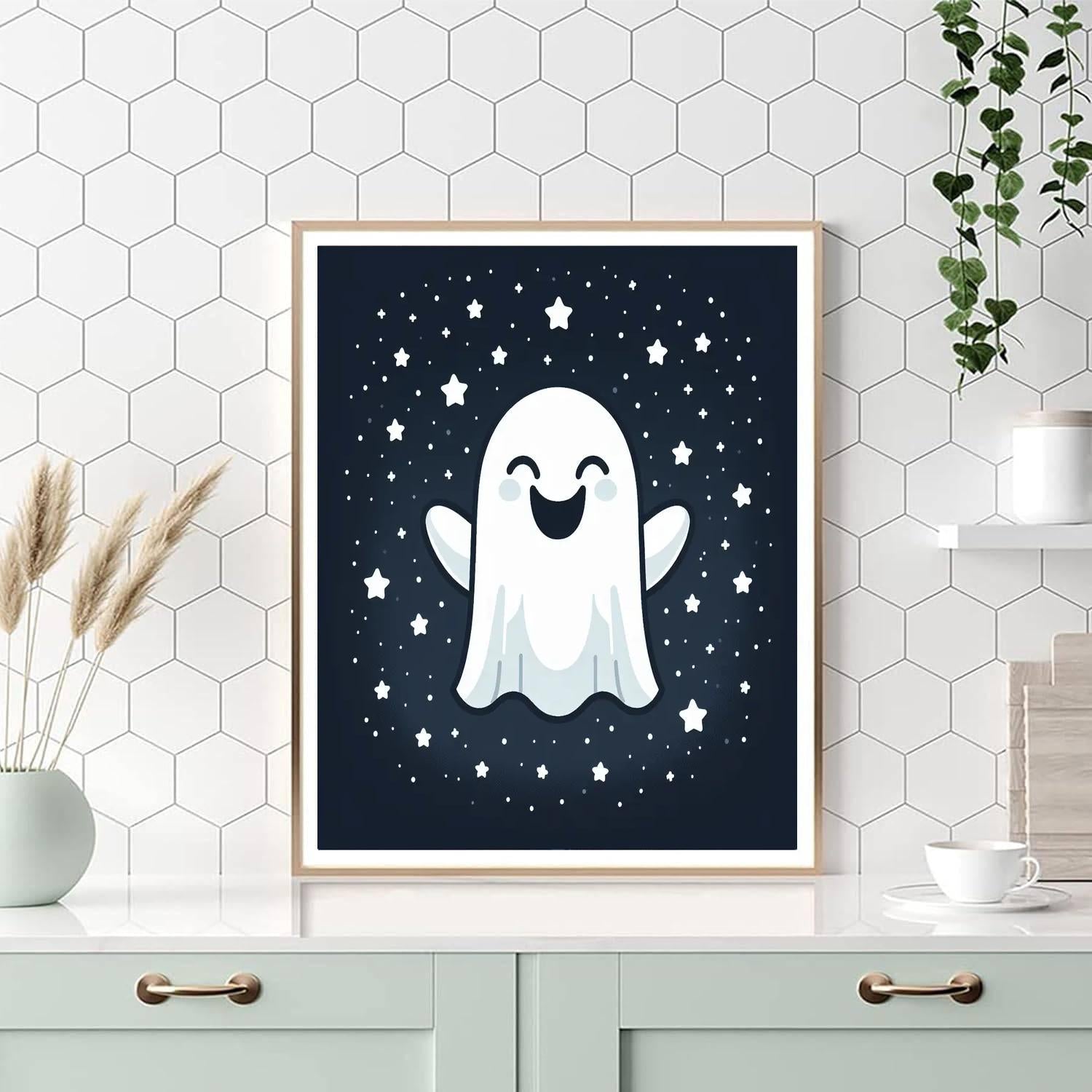 Gallivanting Ghost DIY Paint By Numbers