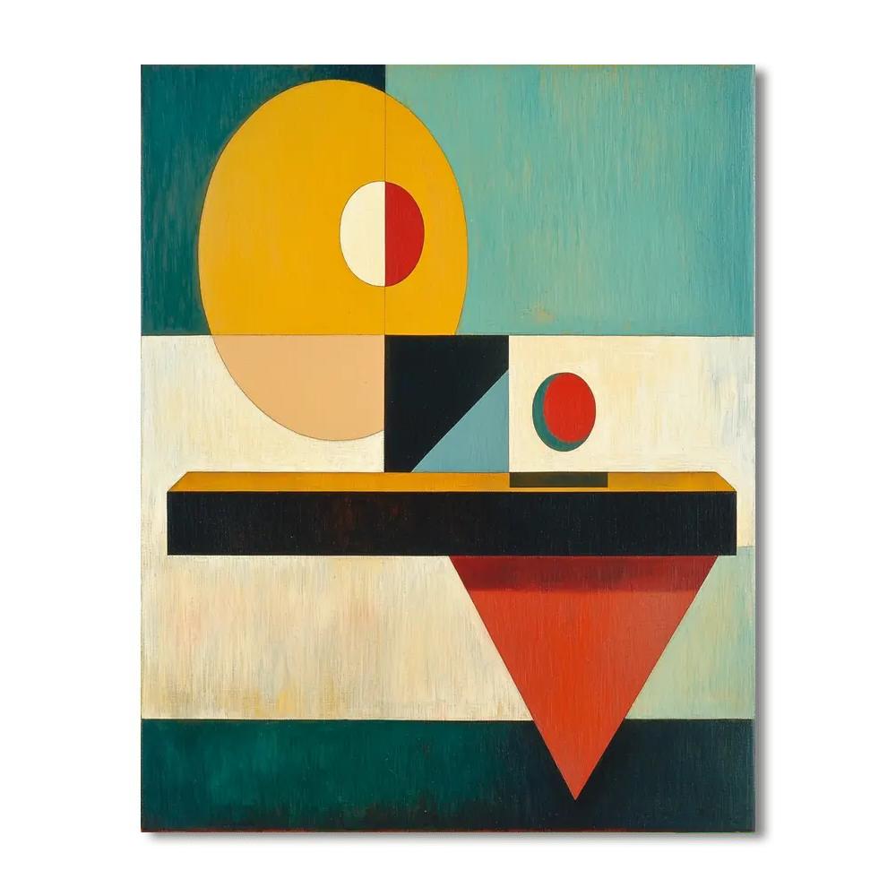 Kazimir Malevich Inspired Aesthetic Balance  Paint By Color