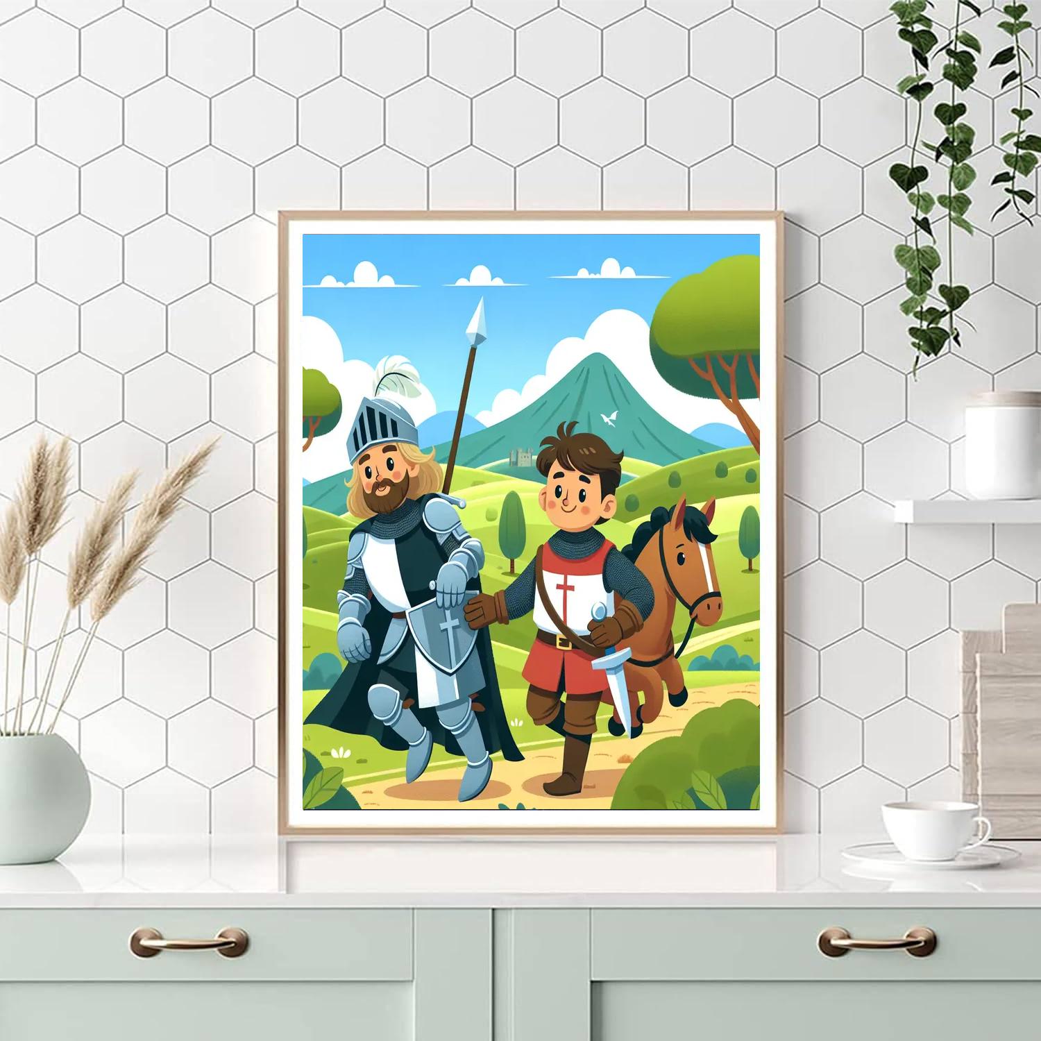 Royal Knight Journeys Numbered Painting Kits