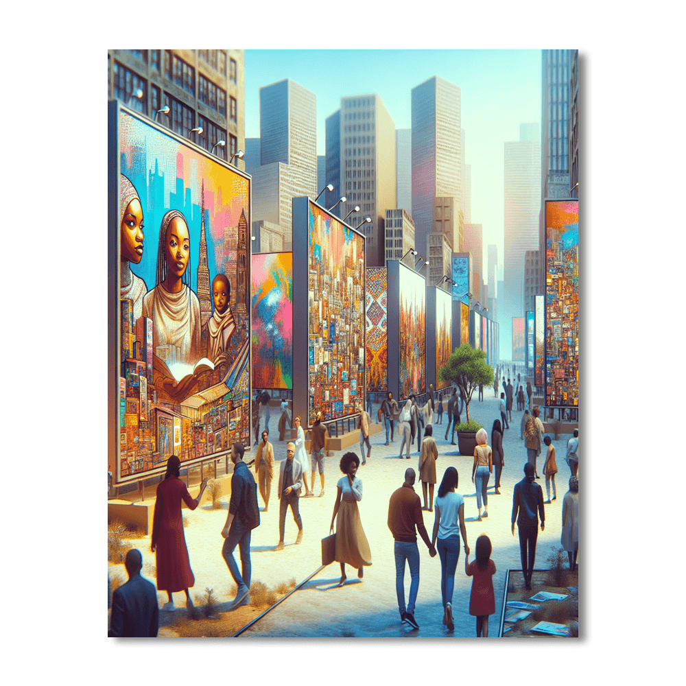 Dakar Biennale - Senegal Paint By Numbers Kits