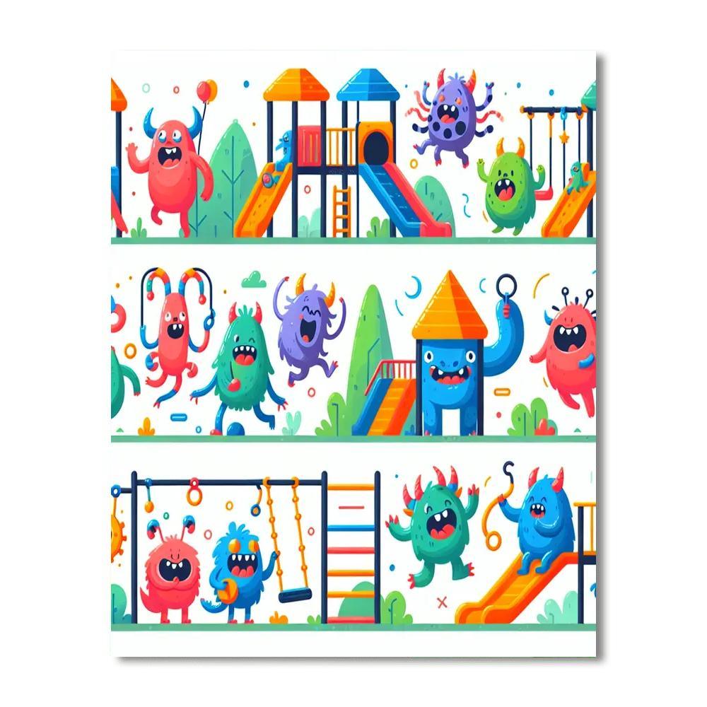 Silly Monsters Playtime Paint By Numbers Kits