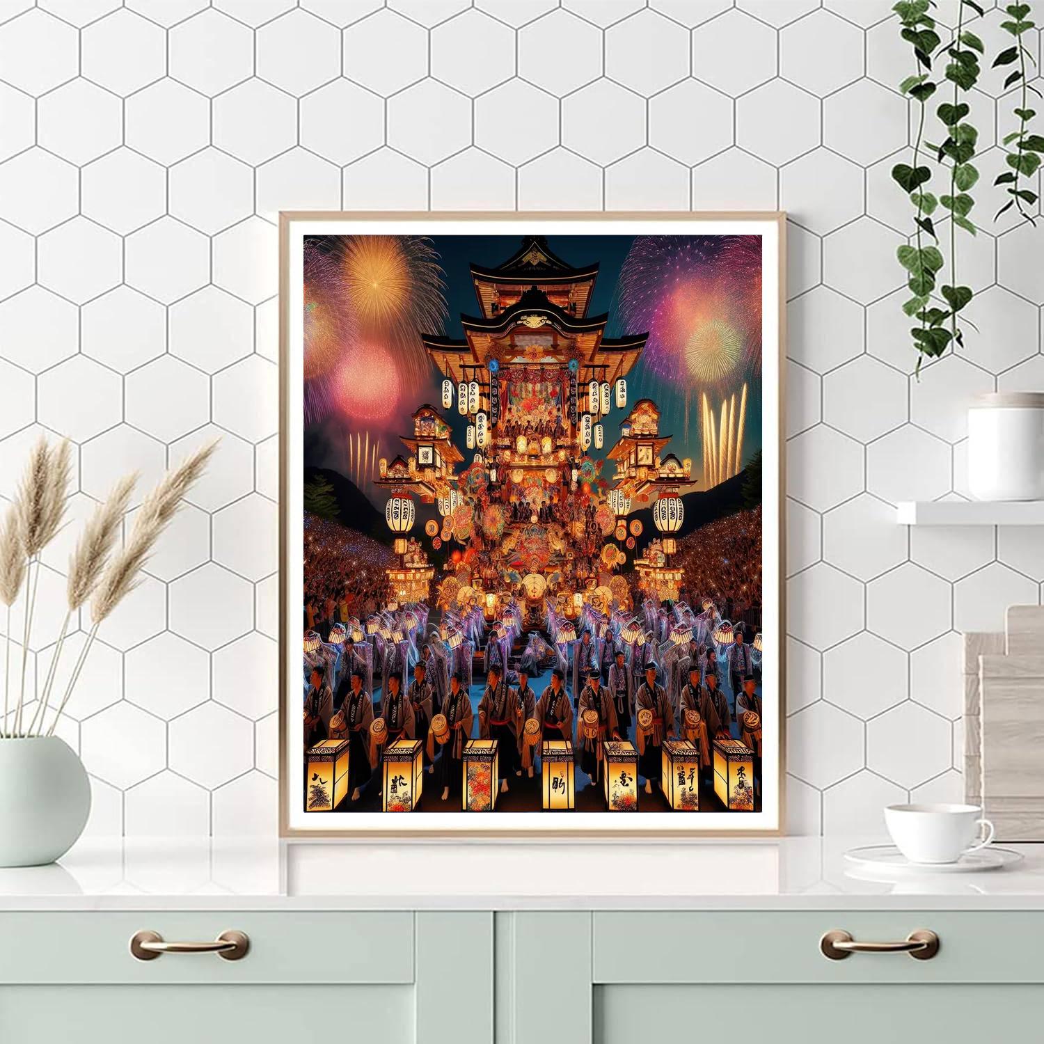 Chichibu Yomatsuri - Chichibu Paint By Numbers Art