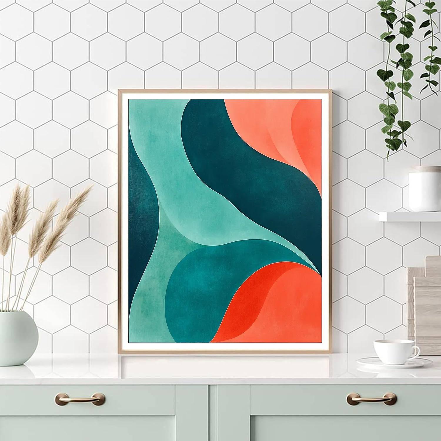 Michelangelo Inspired Eternal Dance  Painting Number Kit