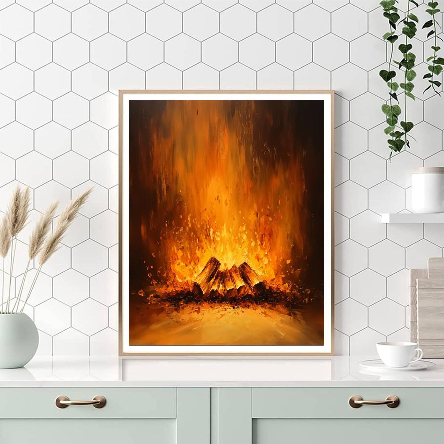 Caravaggio Inspired Embers Of The Past  Paint By Numbers Kits